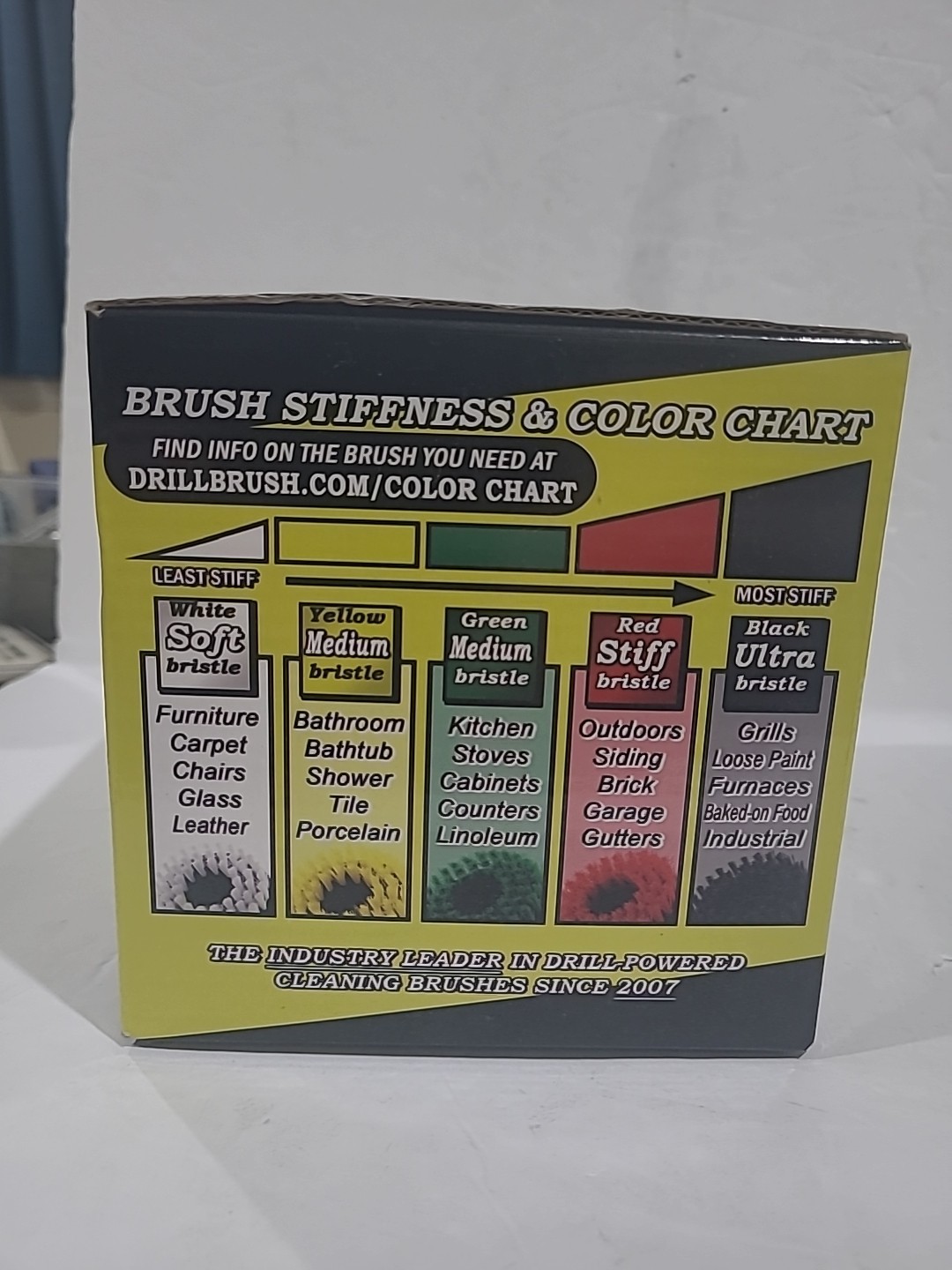 Drill Brush Drill Powered Cleaning Brush Set Power Scrubber 3 Piece Set.