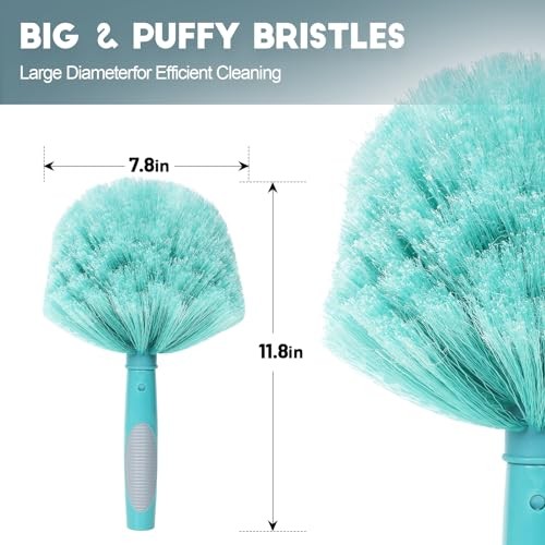 30 Feet High Reach Cobweb Duster with 6-24Ft Extension Pole, Webster 24FT POLE
