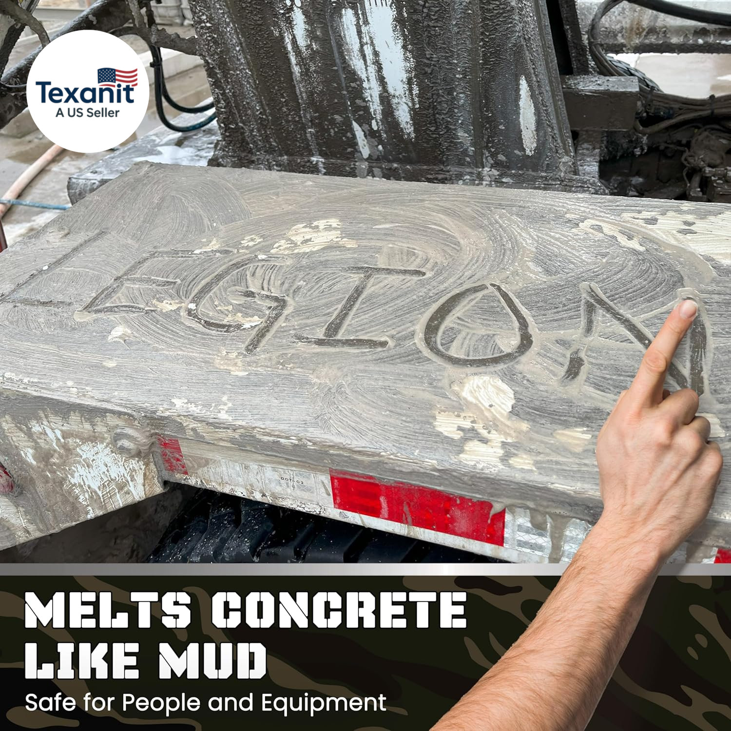 Heavy Concrete Remover – Dried Concrete & Cement Dissolver (Non-Corrosive, Biode