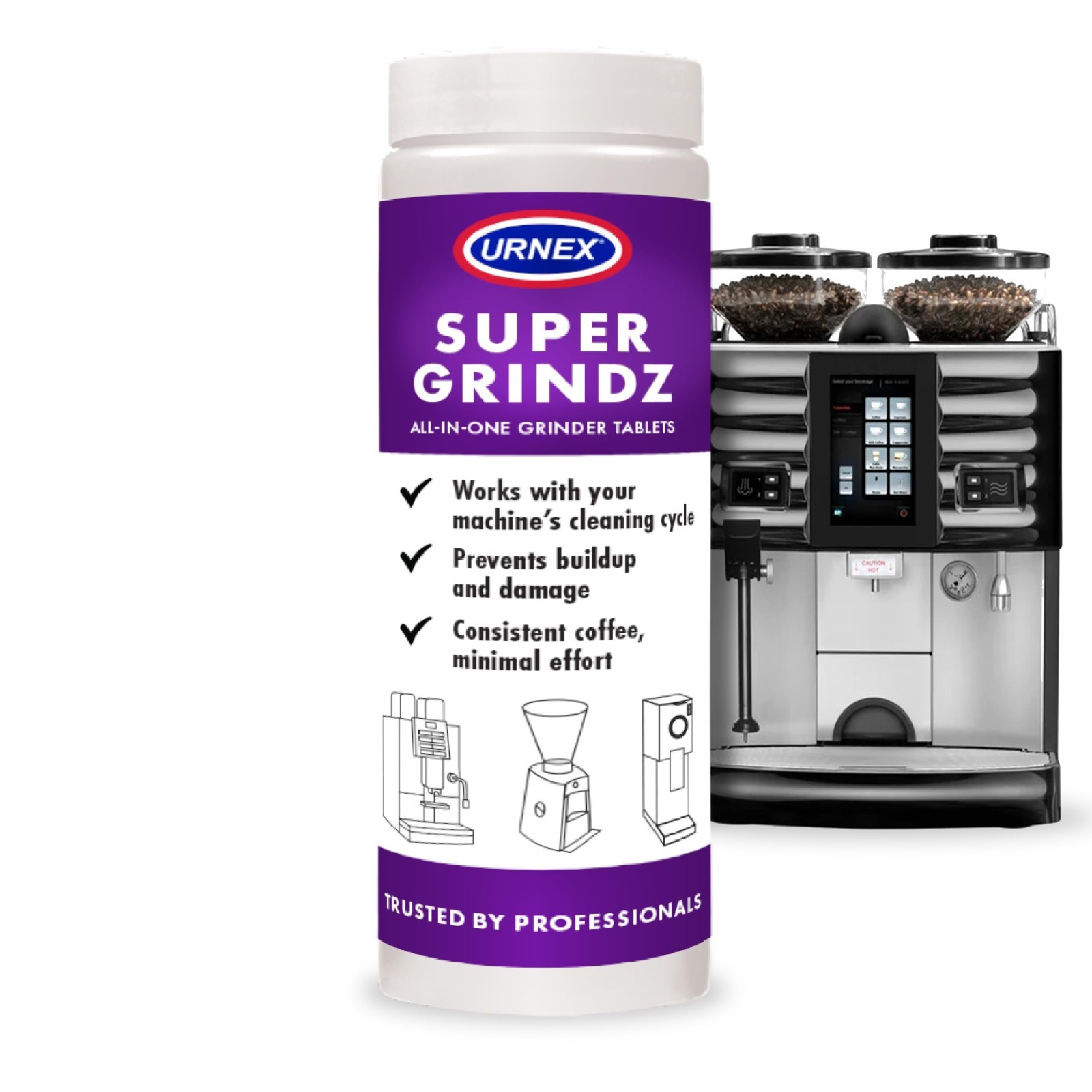 Grinder Cleaning Tablets for Coffee & Spice, 11.6 oz – Super Effective & Safe