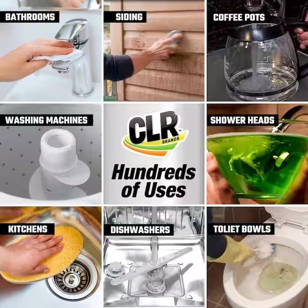 CLR 1 Gallon. Calcium Lime Rust Remover Concentrated Multi-Purpose & Scent Free
