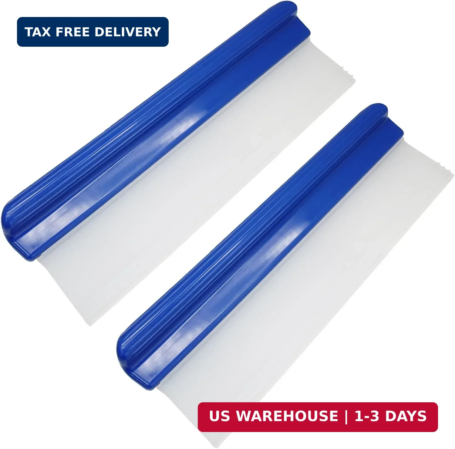 Uenhoy 2 Pack Car Squeegee 12 Inches, Flexible Car Water Scraper Automotive Wipe