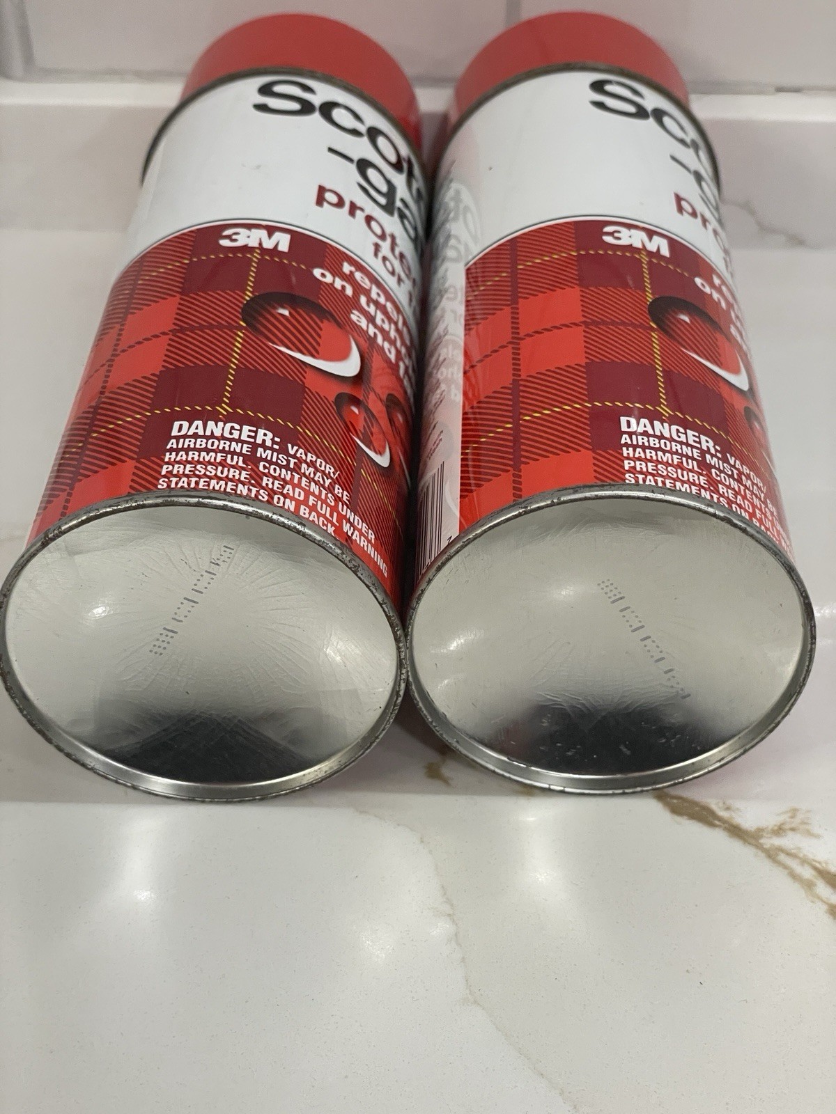 Lot 2 Vtg Scotchgard Protector 3M Repel Spill Stain Fabric Upholstery 14 oz READ