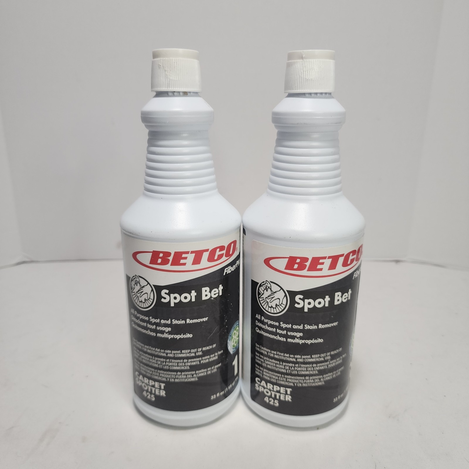 Lot Of 2x BETCO Spot Bet All Purpose Spot & Stain Remover Quarts (32 Oz) – NEW