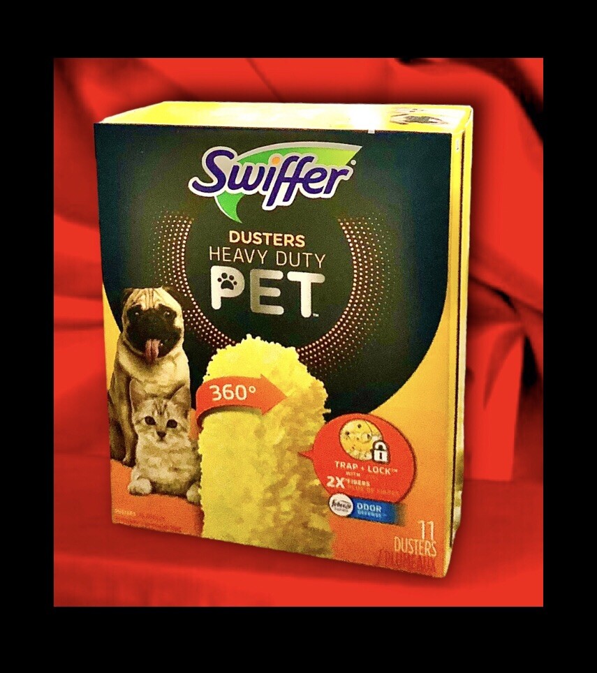 11ct Swiffer 360° Dusters Heavy Duty Pet Dusters Refills w Febreze Odor Defense