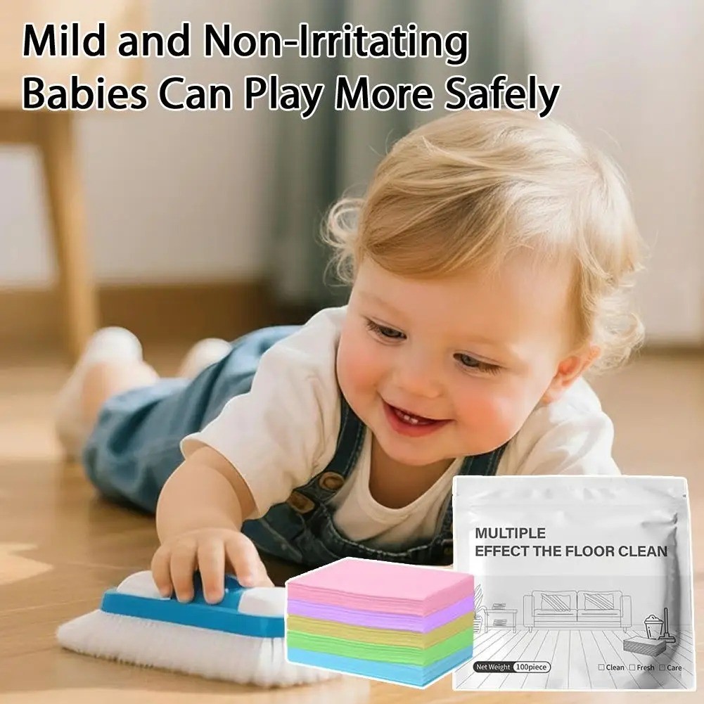 100pcs Multi-surface Floor Cleaning Tablets,Multiple Effect the floors Clean