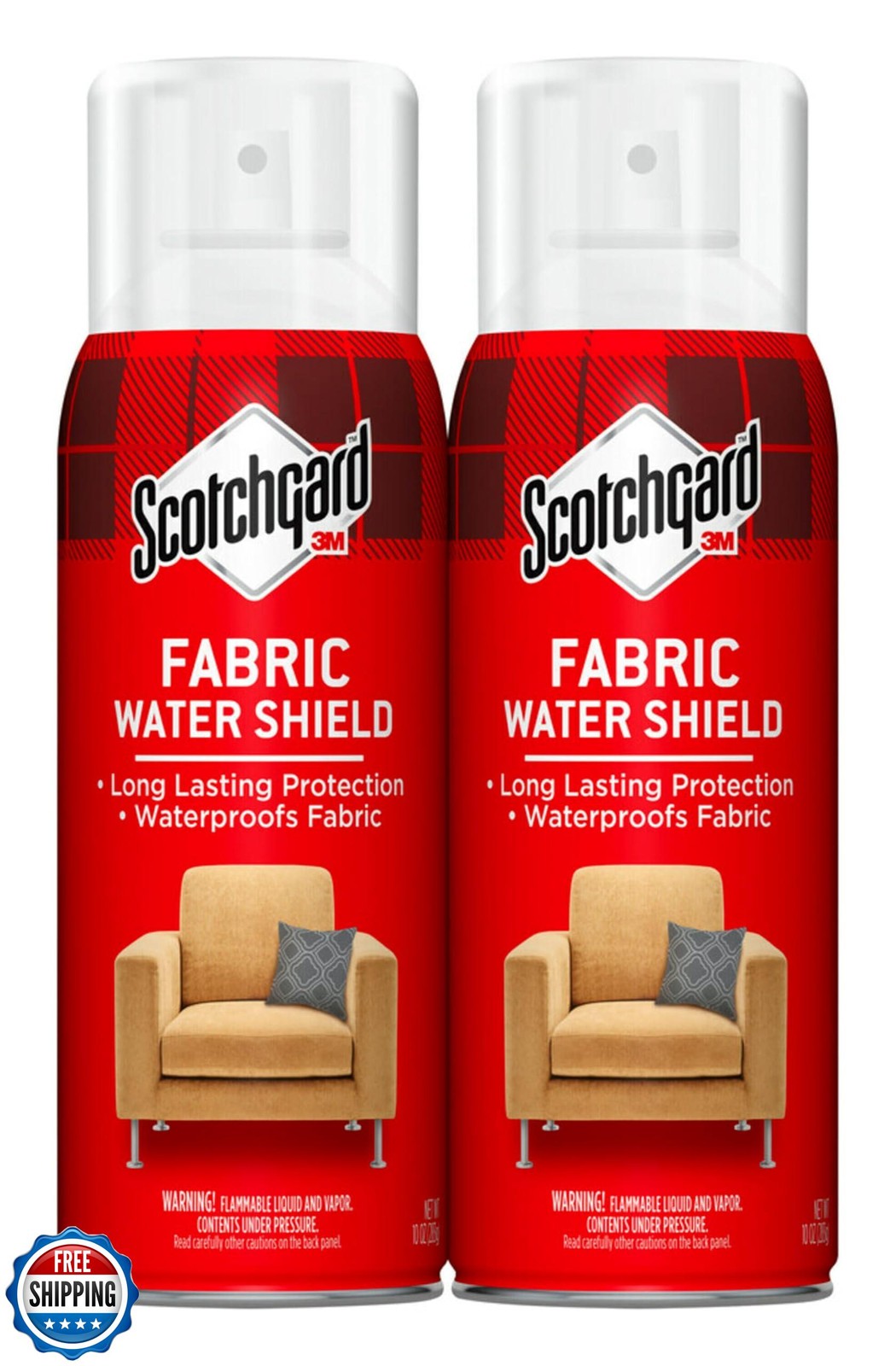 Scotchgard Fabric and Upholstery Protector, 2 Cans/10-Ounce (20 Ounces Total)
