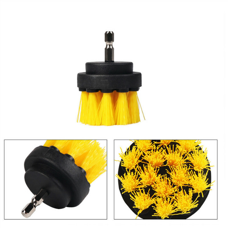 3PCS Drill Brush Power Scrubber Drill Attachments For Grout Cleaning