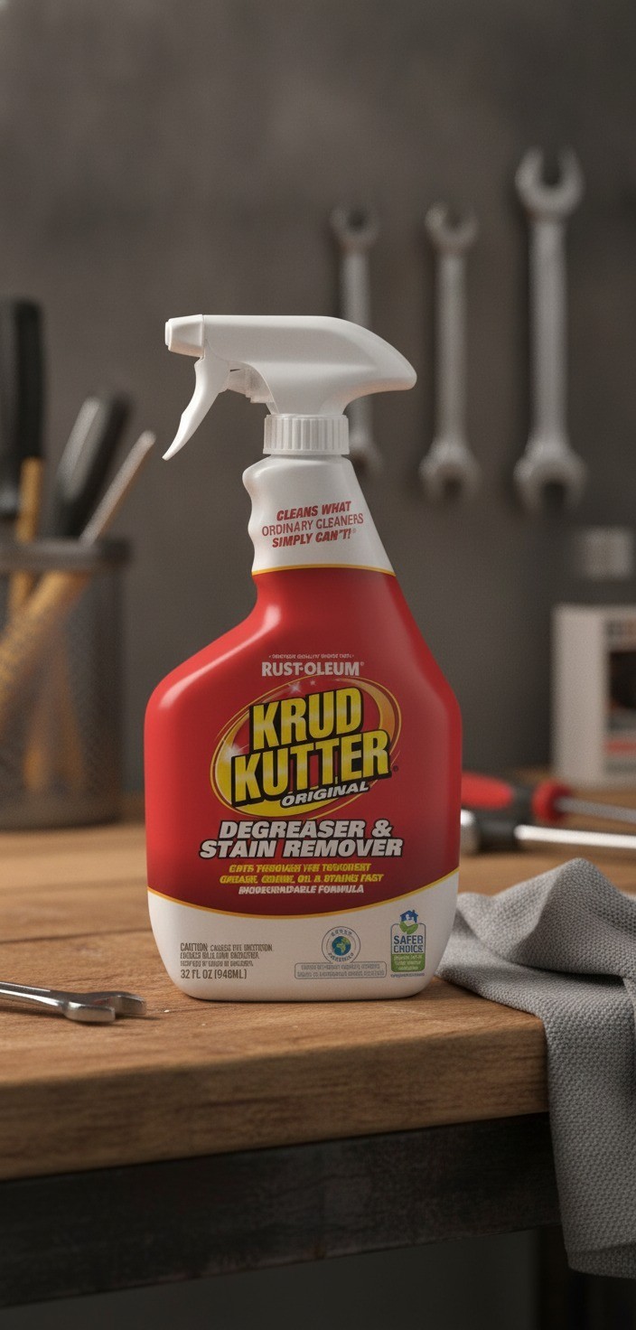Cleaner Degreaser Spray, 32 oz, Liquid, Unscented, Water-Based