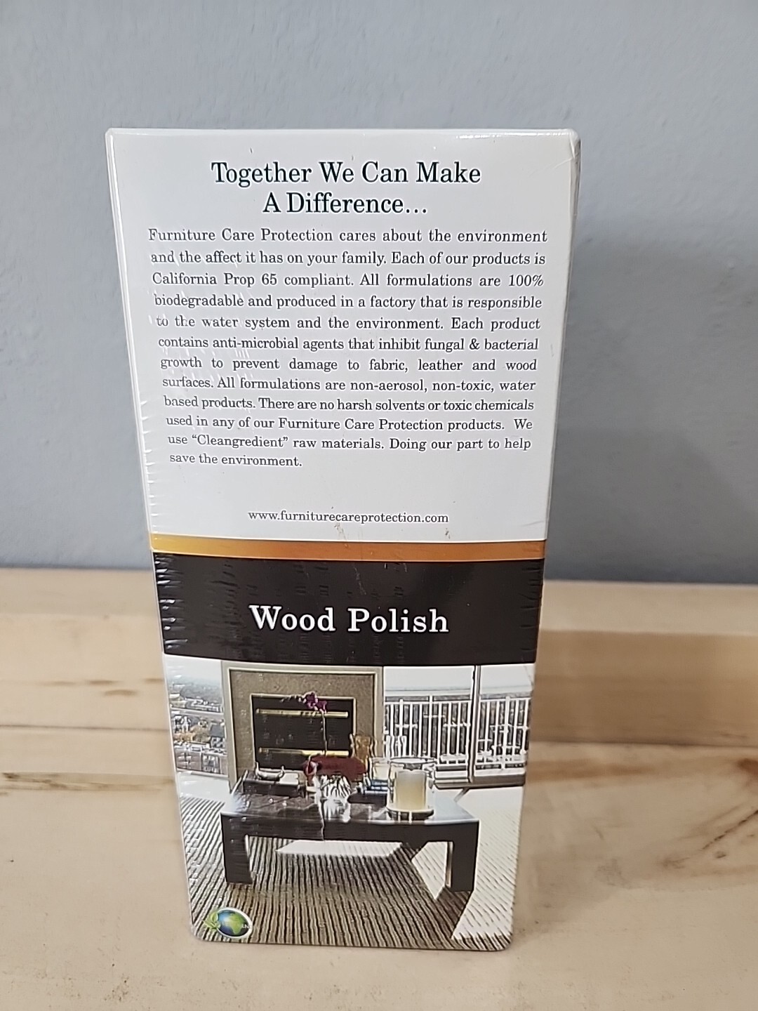 FURNITURE CARE PROTECTION Fabric/Refresher/Wood Polish/Leather Polish Set SEALED