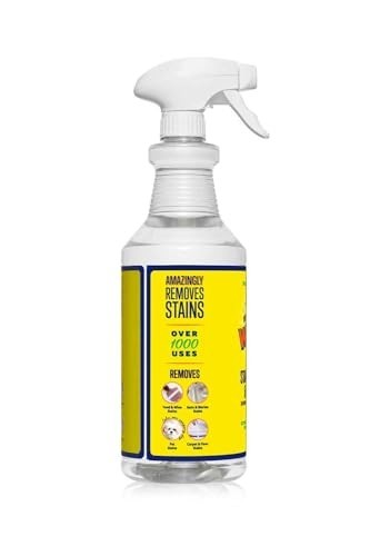 Multi-Purpose Stain Remover Spray – Plant-Based Enzyme Cleaner, 32 OZ, 500+ Uses
