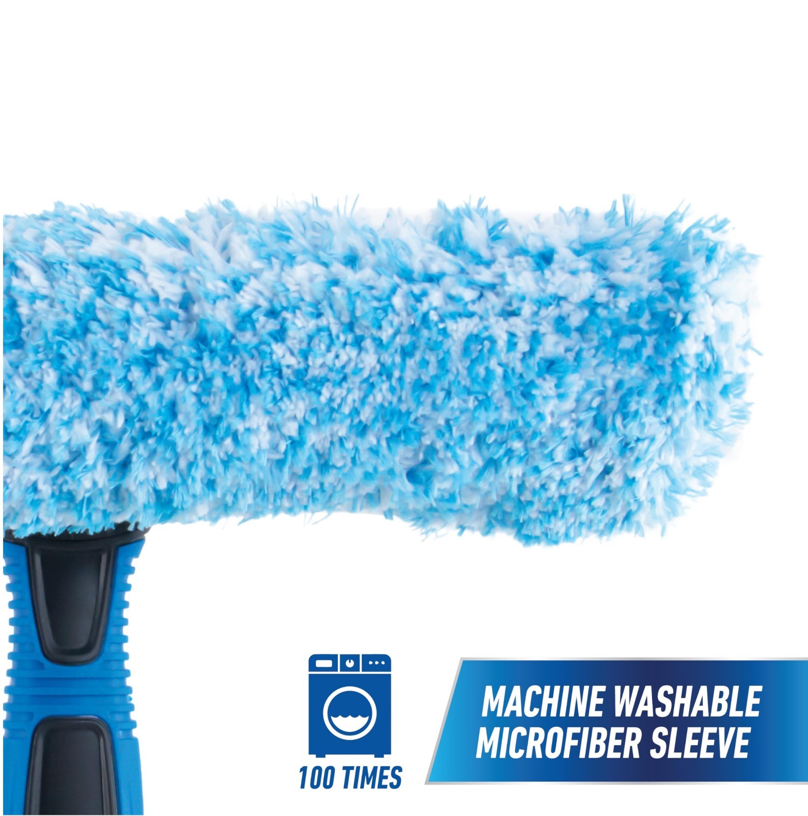 2-in-1 Window Cleaning Tool – 10″ Squeegee & Scrubber for Home & Commercial Use,