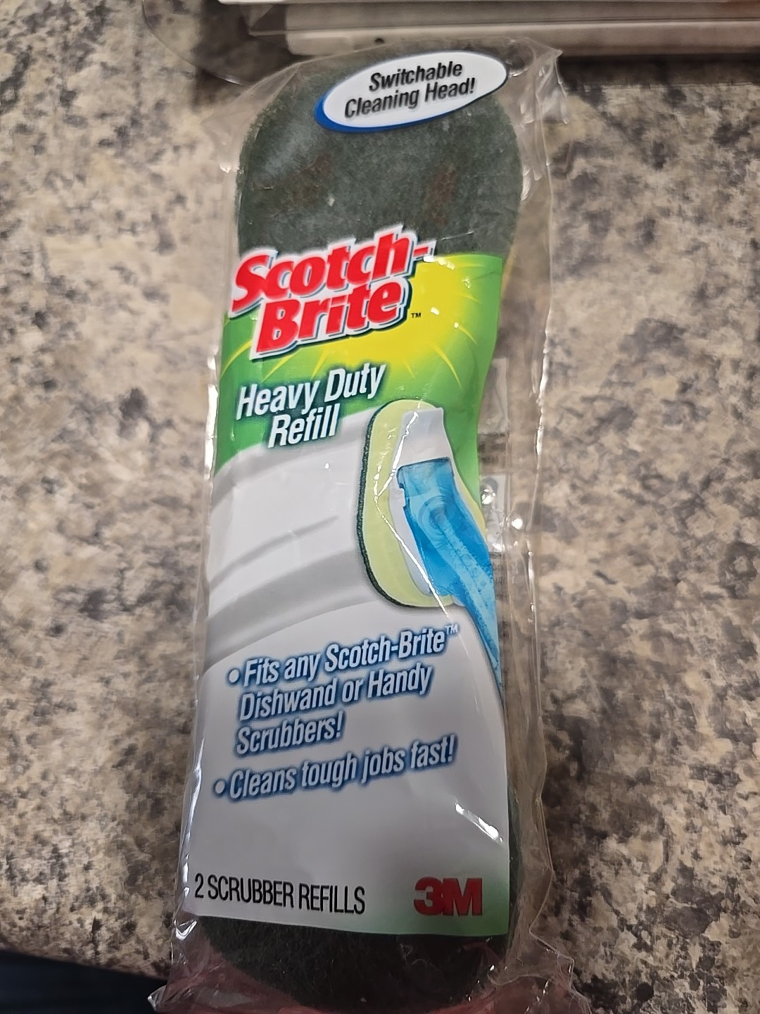 Scotch-Brite Heavy Duty Heavy Duty Dishwand Refill, 2 Ct