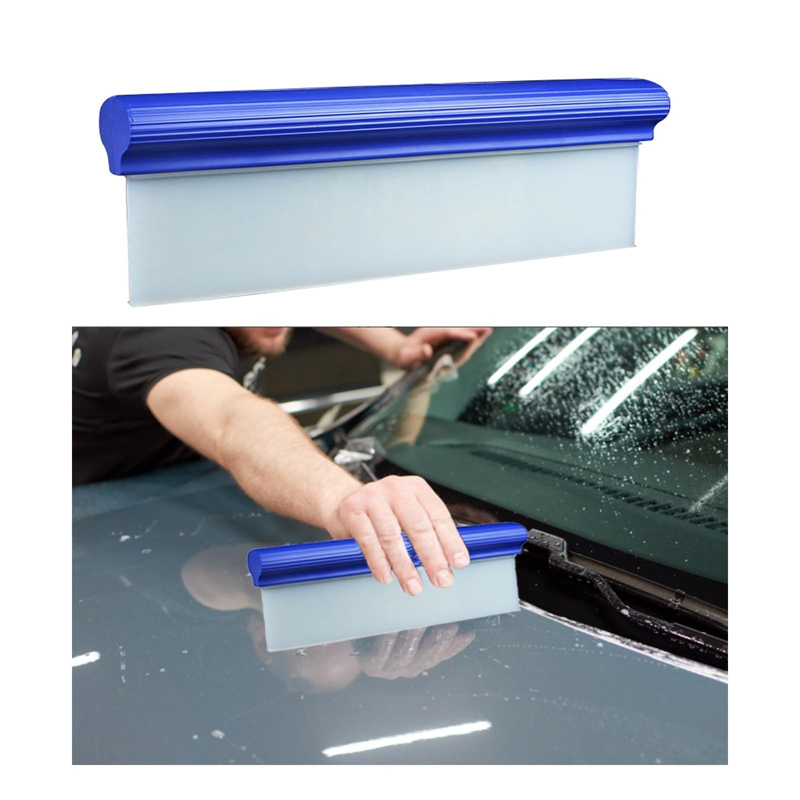 12″ Silicone T-Bar Car Squeegee Water Blade Quick Dry Wiper Glass Window Quick D