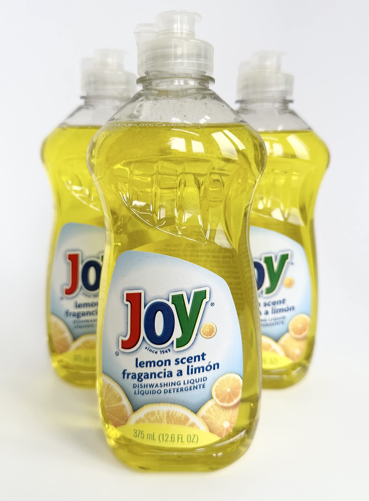 Joy Non Ultra Lemon Scent Dish Liquid 12.6 Oz 3 Pack Cleaning Agent