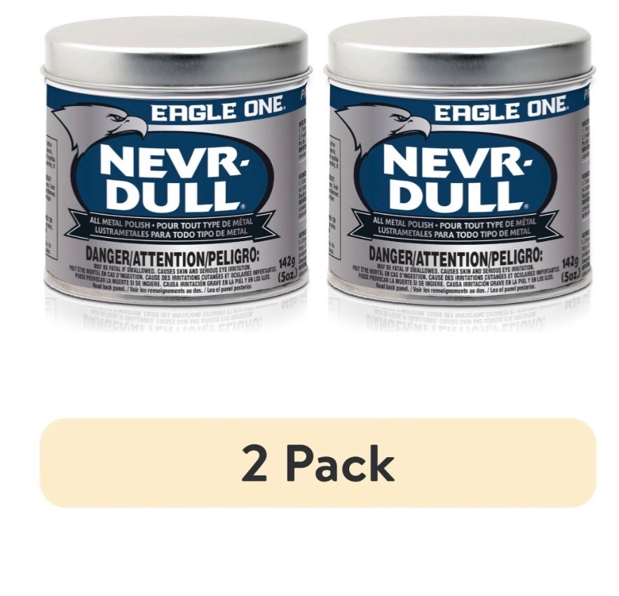 Eagle One Car Polish, Nevr-Dull Wadding Metal Polish, 5 Oz – 2 PACK brand new