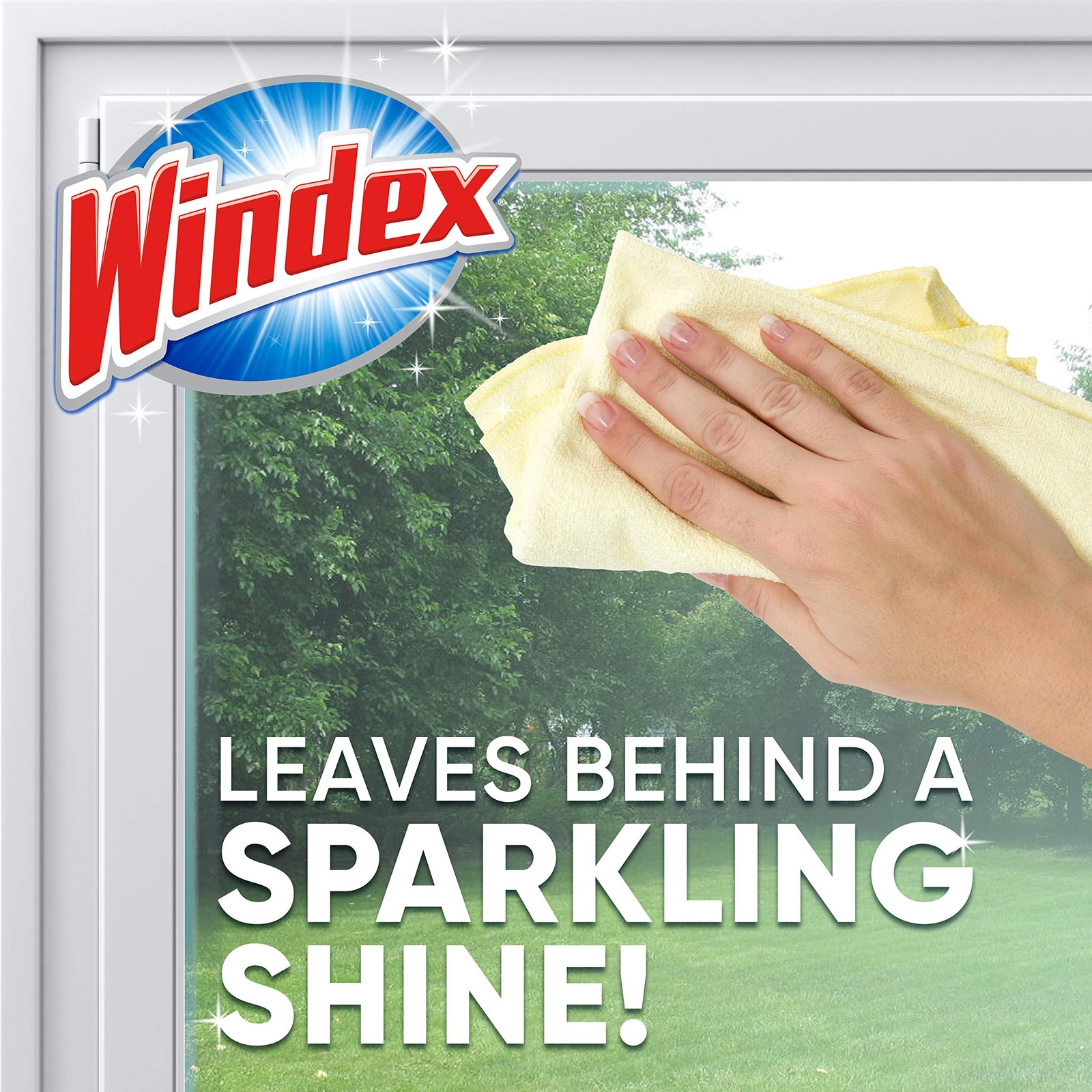 Windex Aerosol Glass Cleaner 1 Count Pack of 6 Streak Free Quick Cleaning Spray