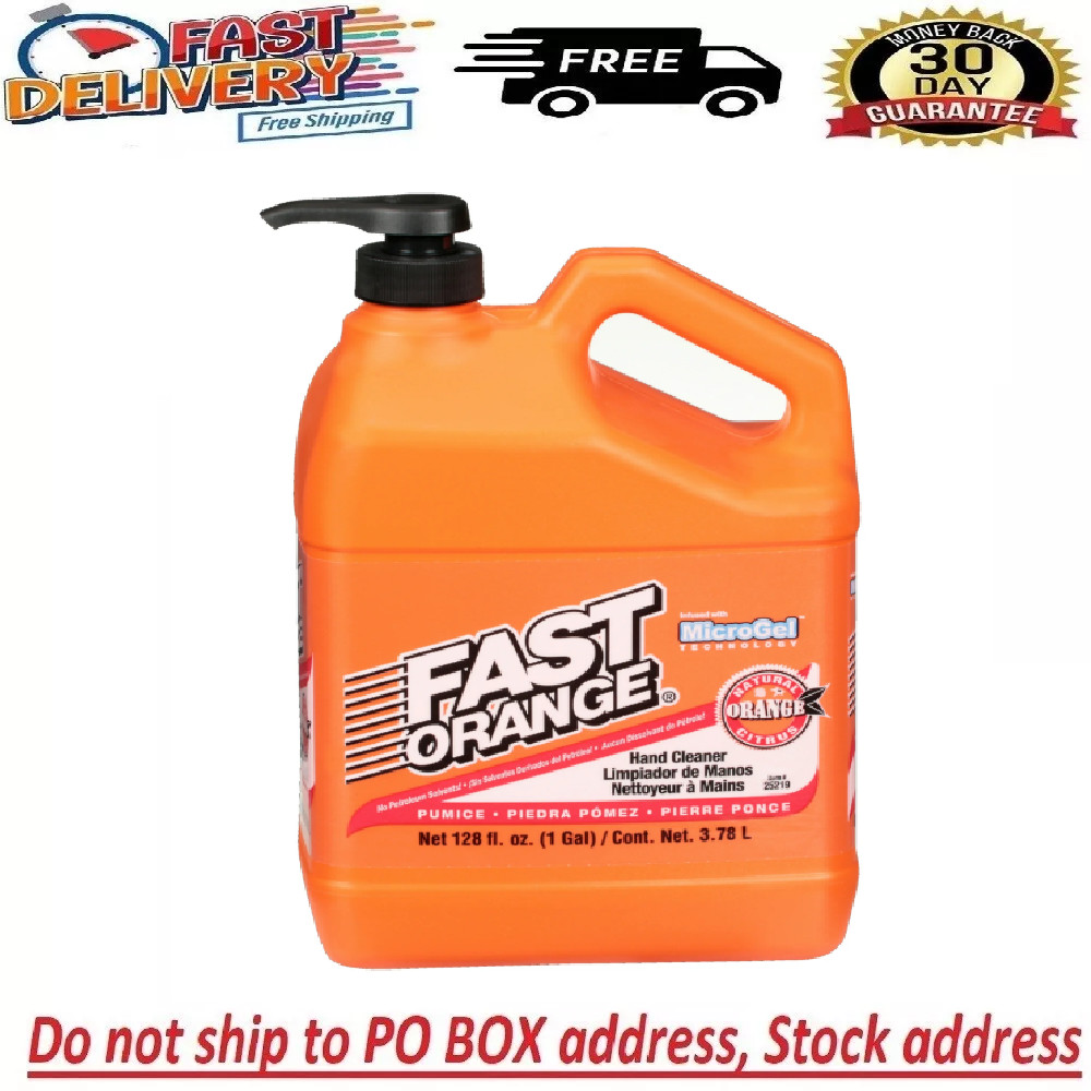 Fast Orange Pumice Hand Cleaner, 1 Gallon Orange Scented – 25219