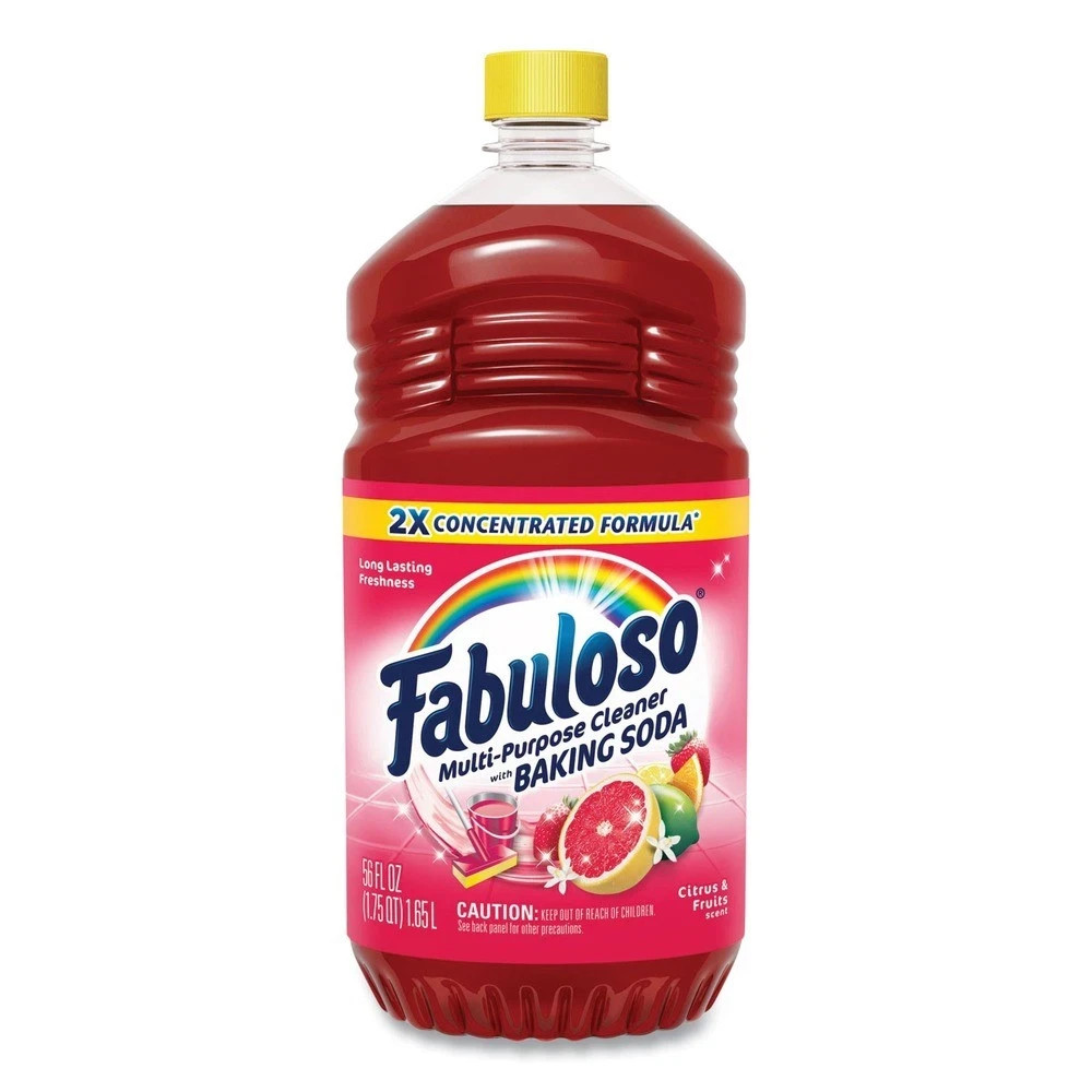 Fabuloso Multi-Use Cleaner, Citrus Scent, 56 oz Bottle, 6/Carton