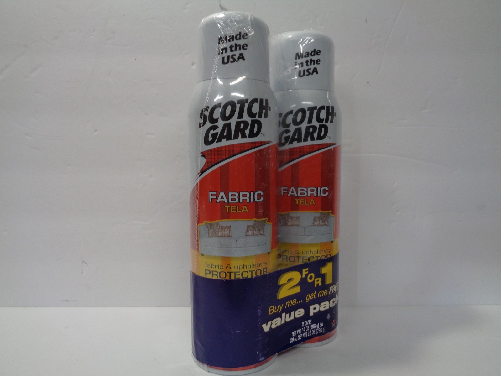 2x ORIGINAL Scotchgard by 3M Fabric & Upholstery Protector 10 oz Scotchguard USA