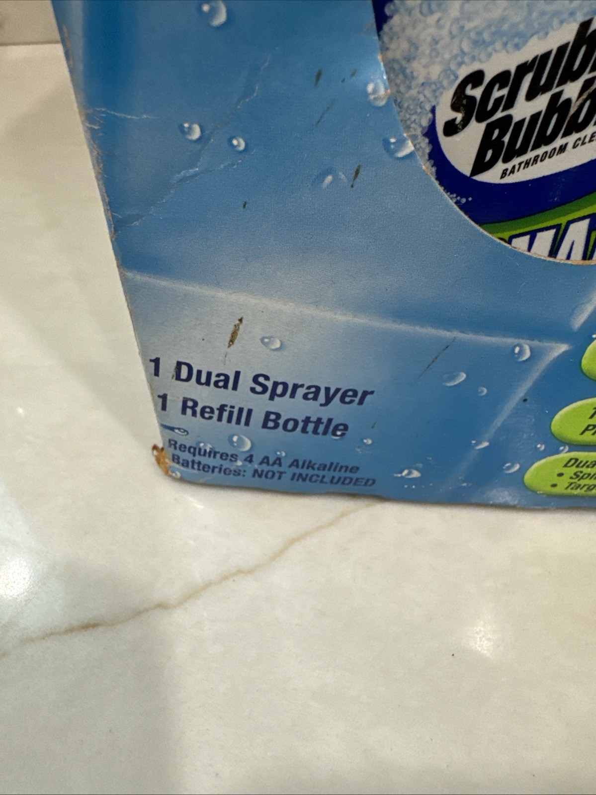 Scrubbing Bubbles Automatic Shower Cleaner Dual Sprayer 34 Oz Bottle Sealed Box