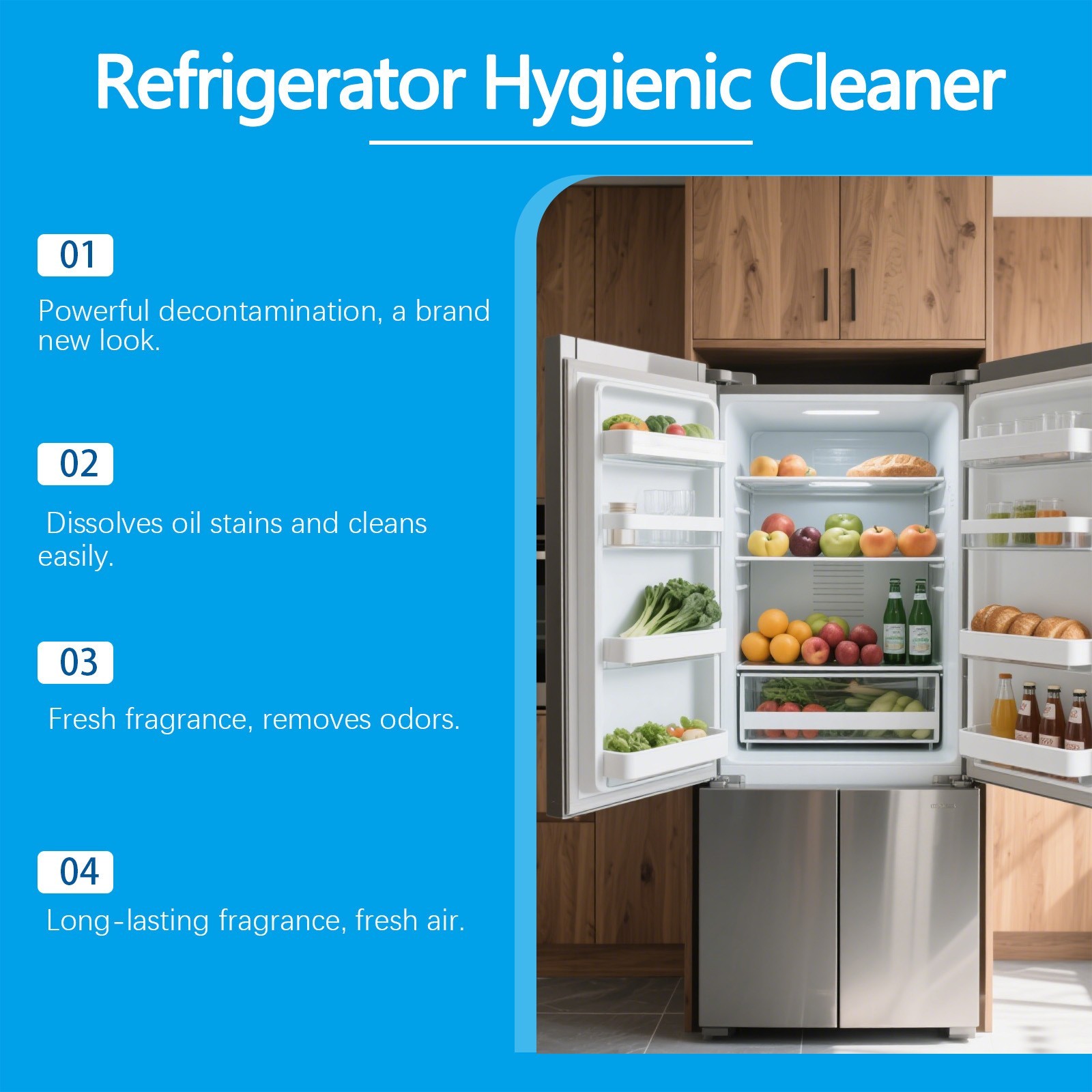 Fridge Cleaner Maker Descaler -12/24/36 Pieces Clean Tablets 2026