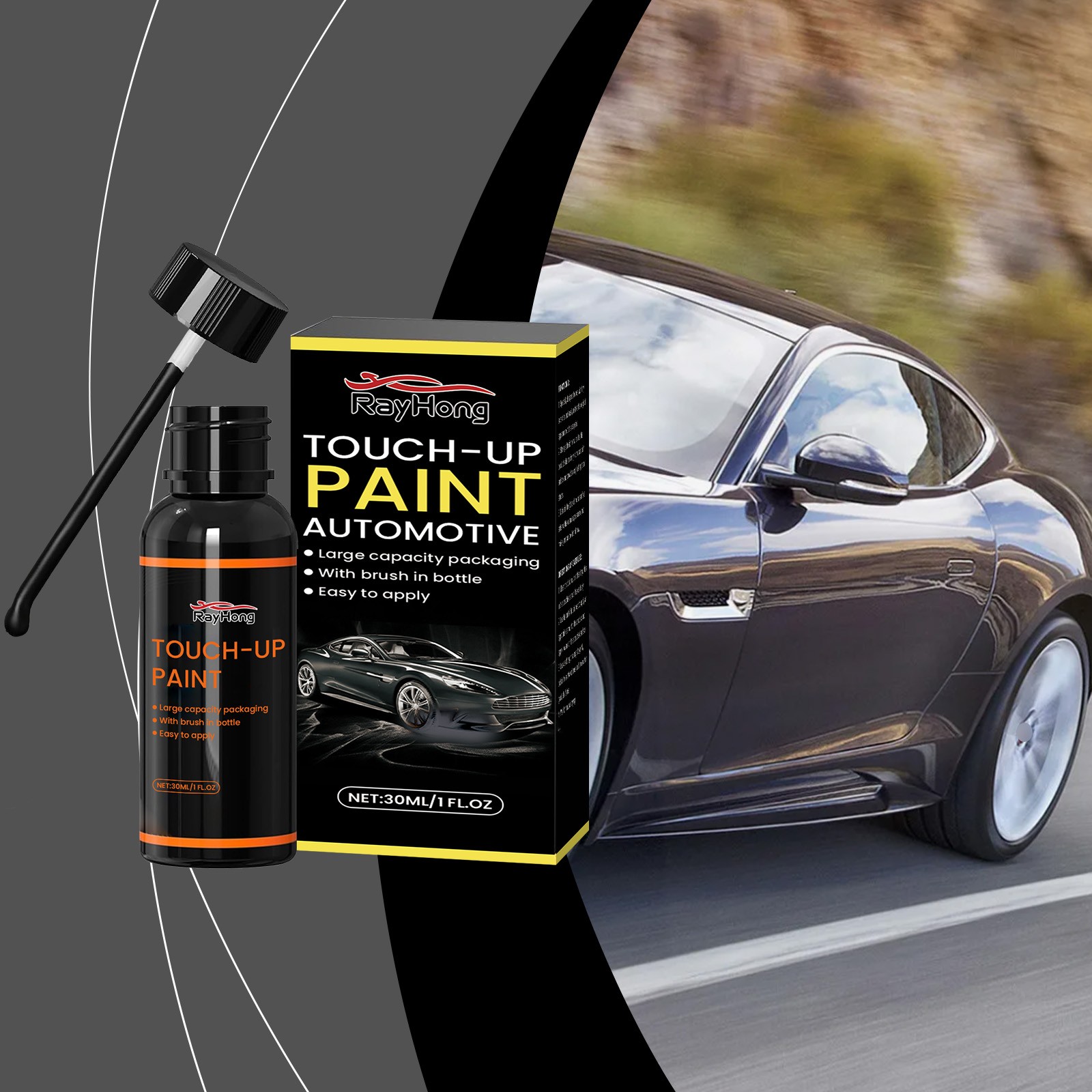 Car Scratch Remover Black Paint Repair Nano Coating Polish Touch Up Cream