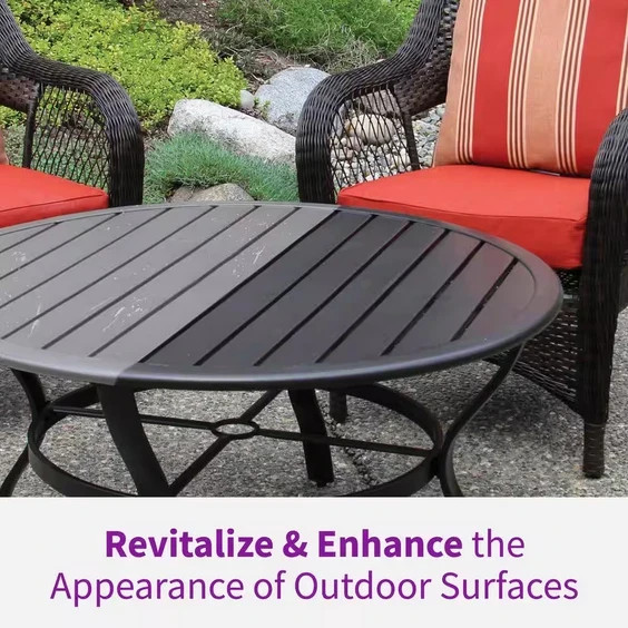 16 oz Outdoor Color Restorer for Patio Furniture Vinyl Plastic Surfaces