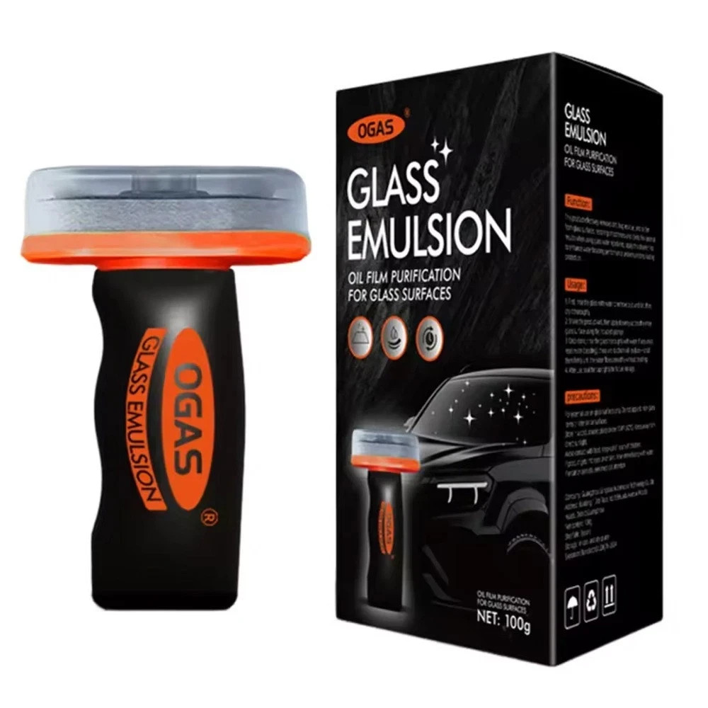 OGAS Glass Emulsion Cleaner Oil Film Remover Guard Car Windshield Polish 100g
