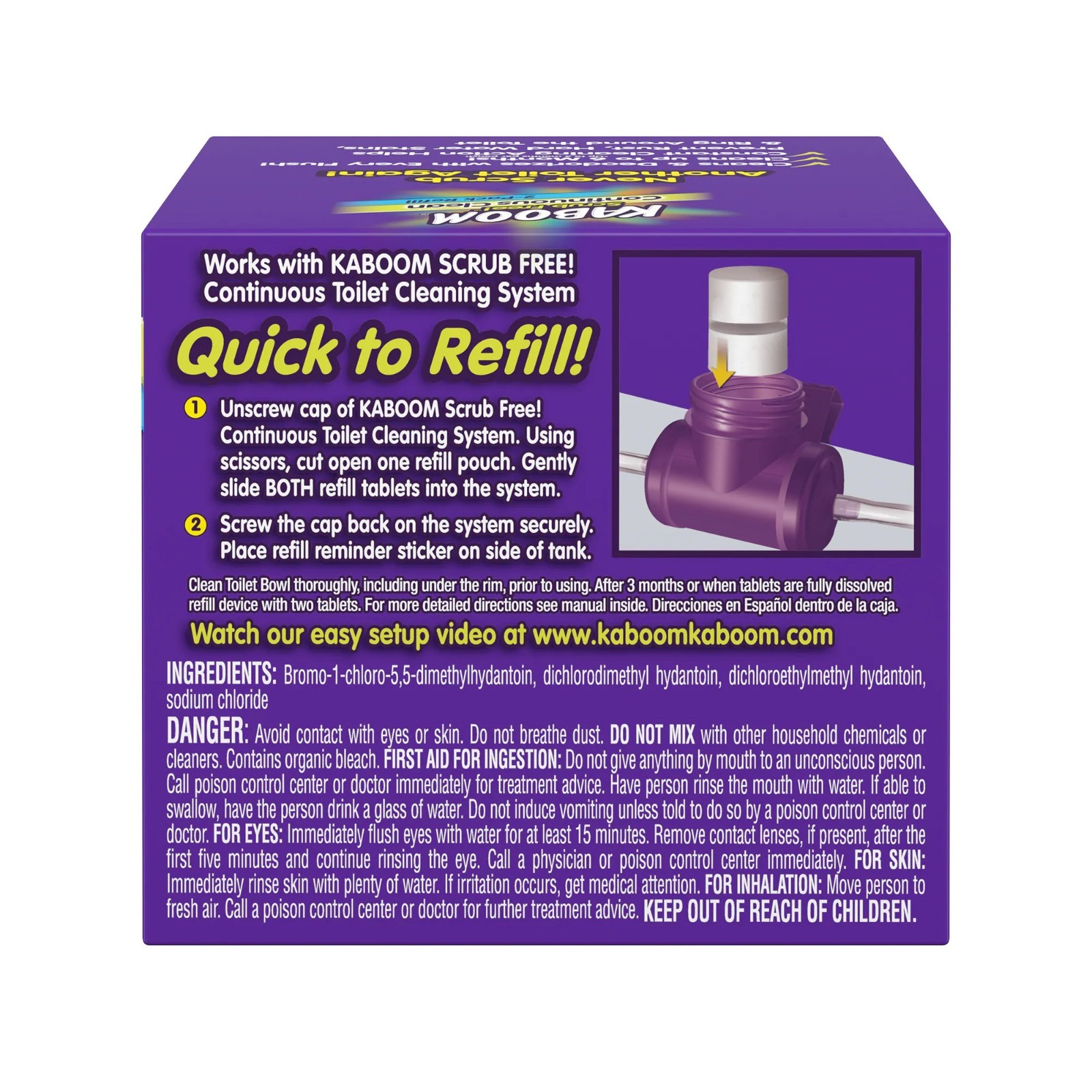 Kaboom Scrub Free 2-Count Toilet Bowl Cleaner Refill