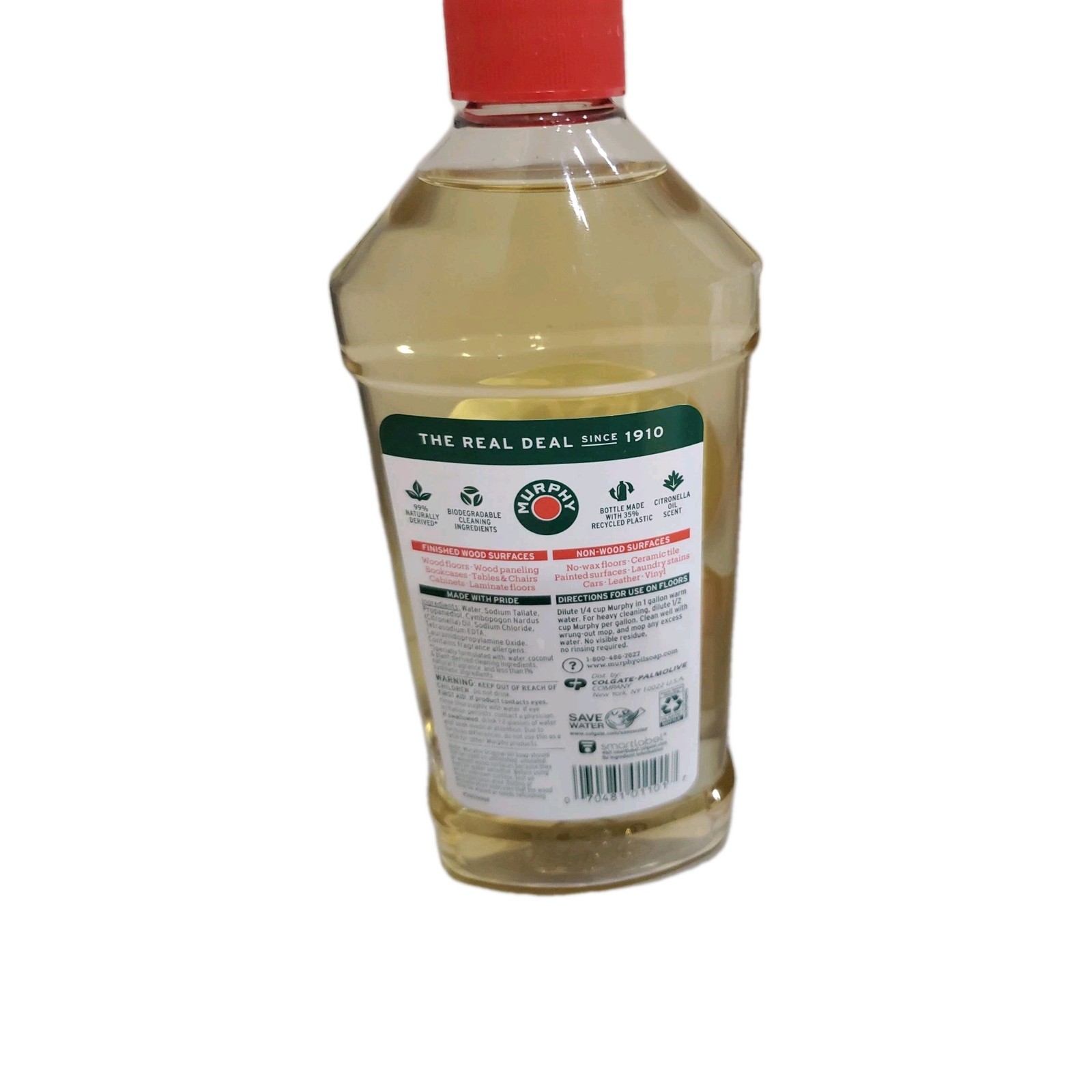 Murphy Oil Soap Original Concentrated Wood Cleaner Liquid 16oz – 98% Natural