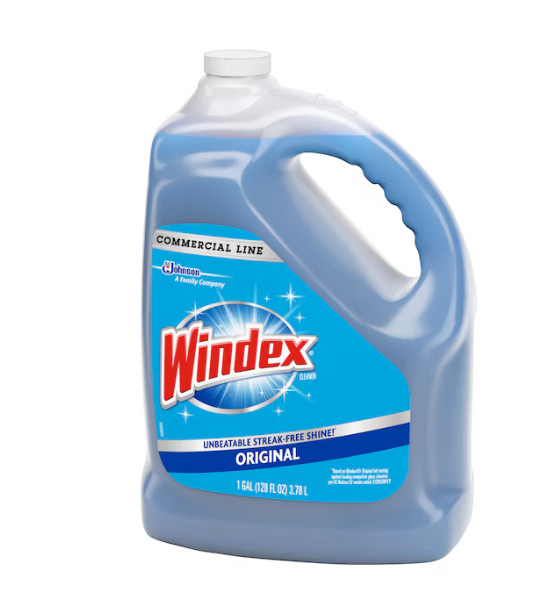Windex Original Commercial Line 128 -fl oz Pour bottle Glass Cleaner