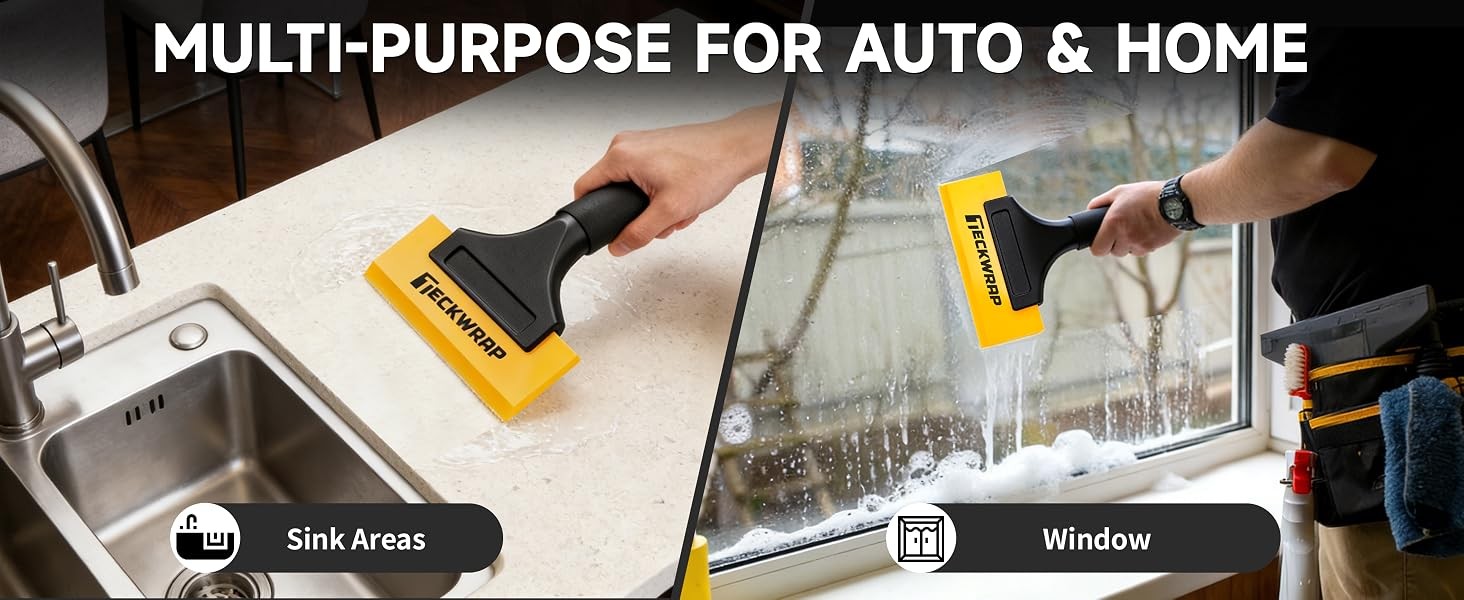 Mini Silicone Squeegee for Window Tint –5 Inch Small Squeegee for Car