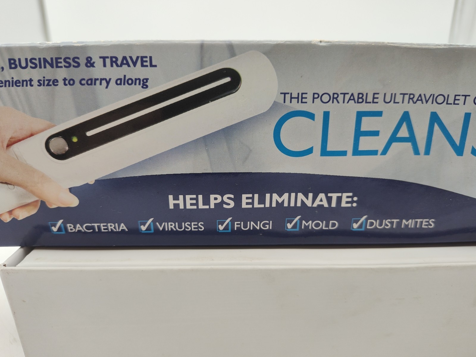 Cleanse Light-Ultraviolet Sanitizer-Home/Business/Travel-Bacteria/Mold/Fungi-NEW
