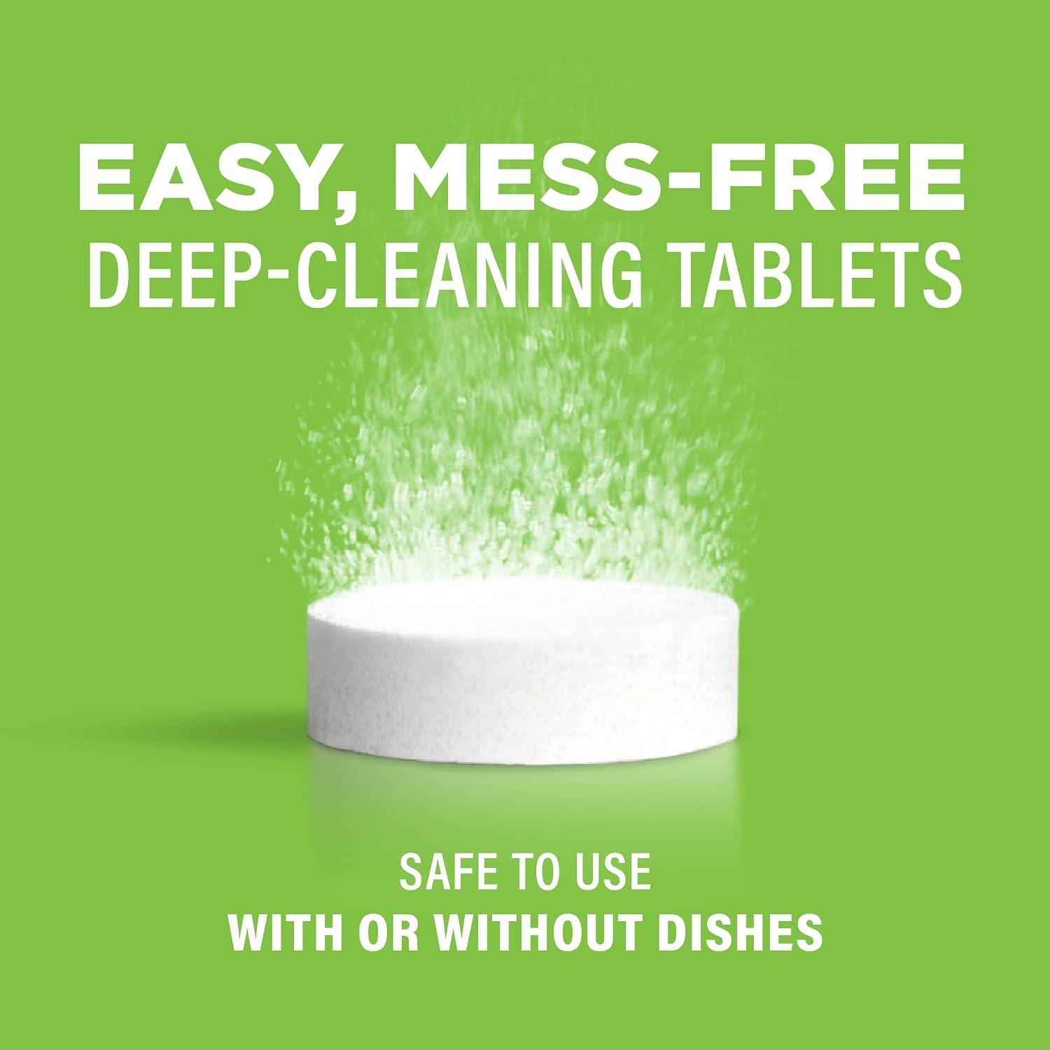 Eco-Friendly Dishwasher Cleaner with Lemon Scent – 12 Tablets for Optimal Clean