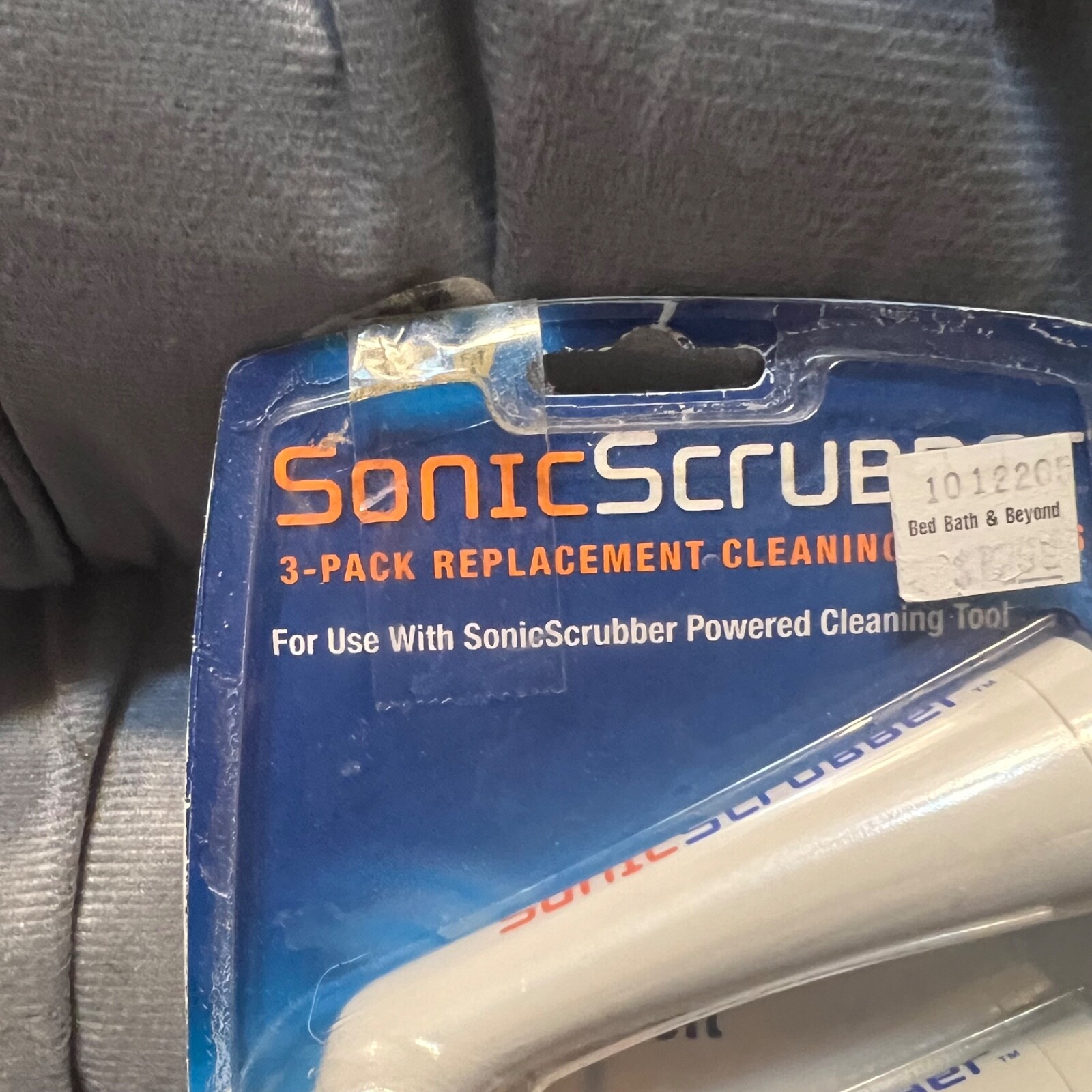 3 Pack SonicScrubber Replacement Cleaning Tool SOFT, MEDIUM, FIRM