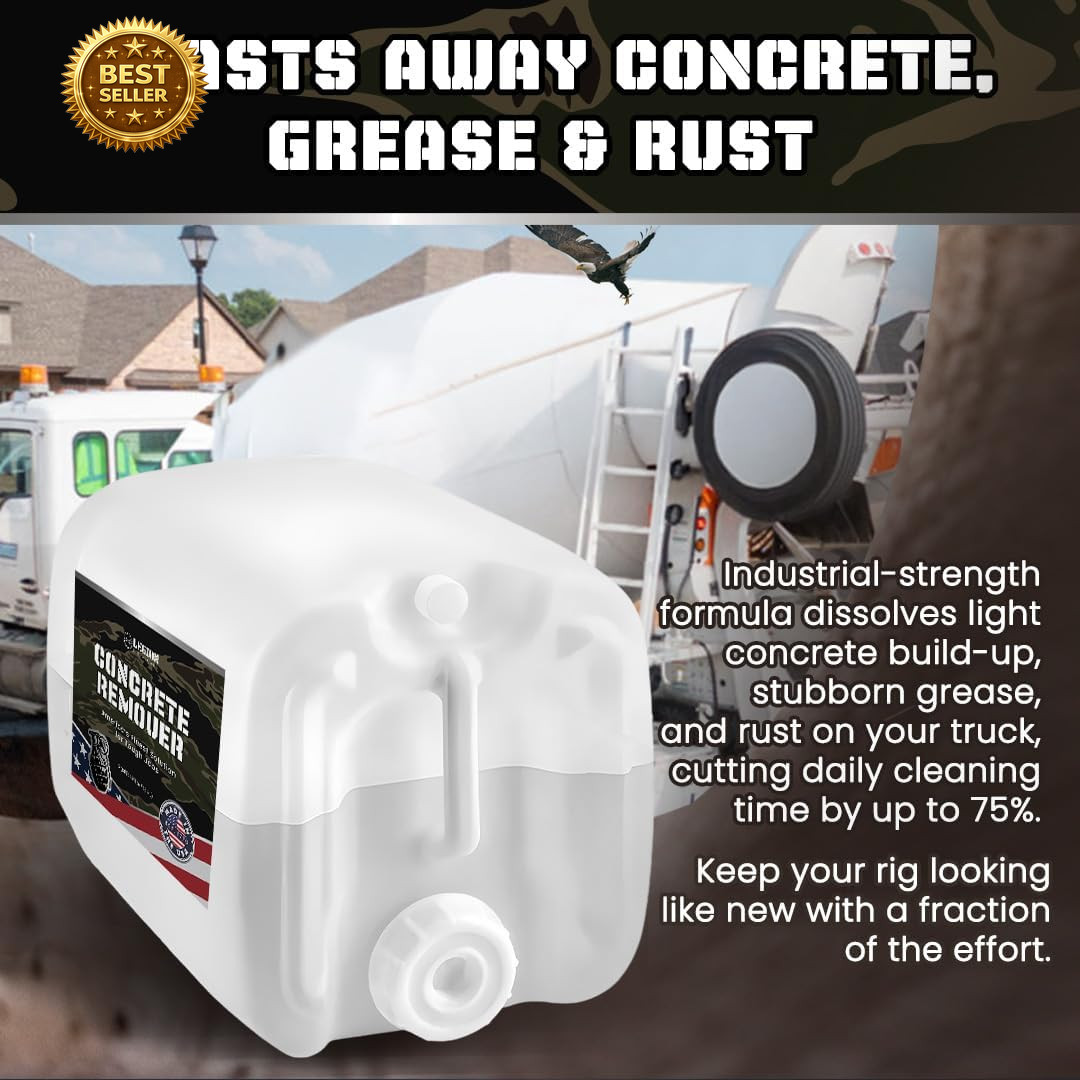 Heavy Concrete Remover – Dried Concrete & Cement Dissolver (Non-Corrosive, Biode