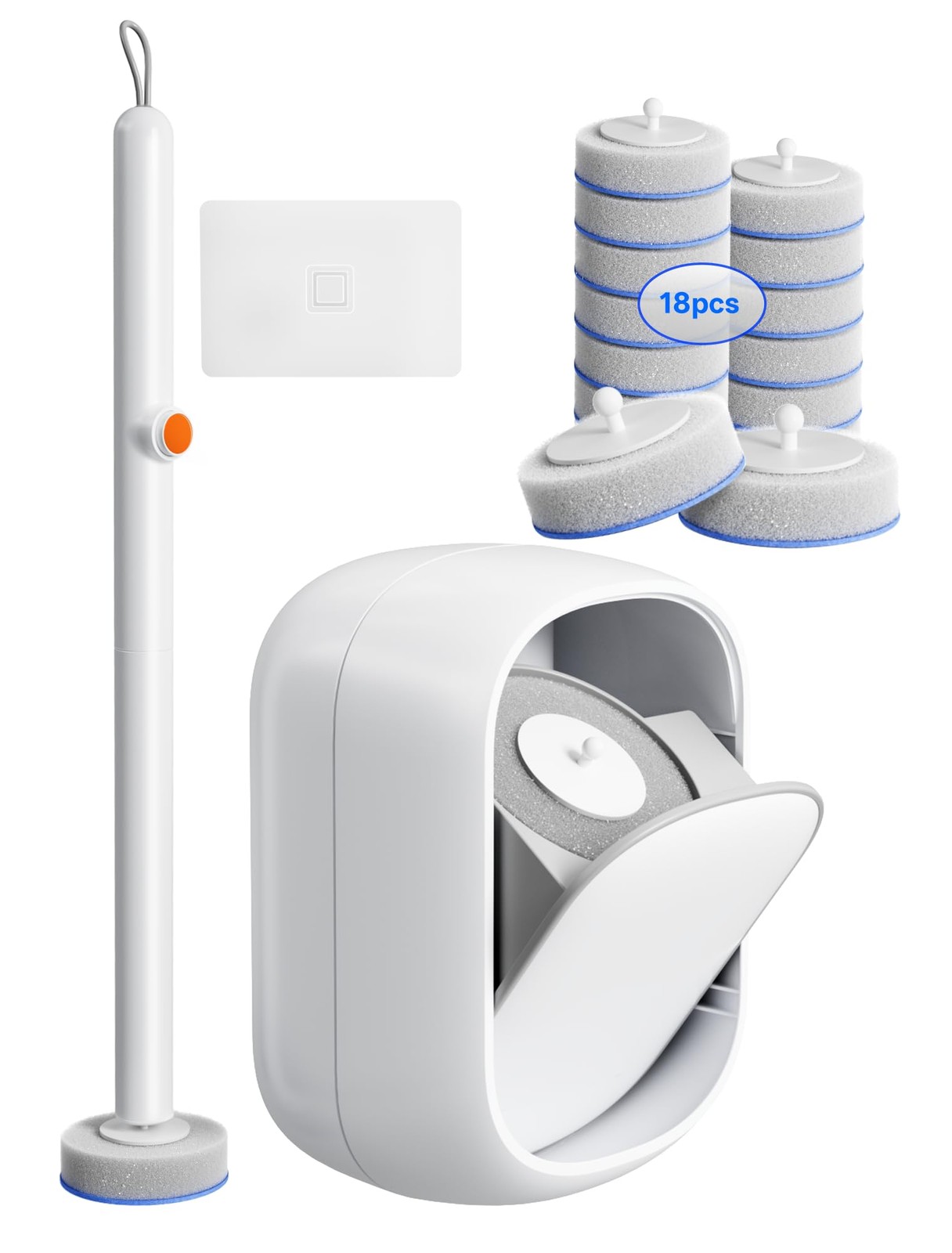 Disposable Toilet Cleaning System Toilet Wand Kit with 36 HighPerformance Re…