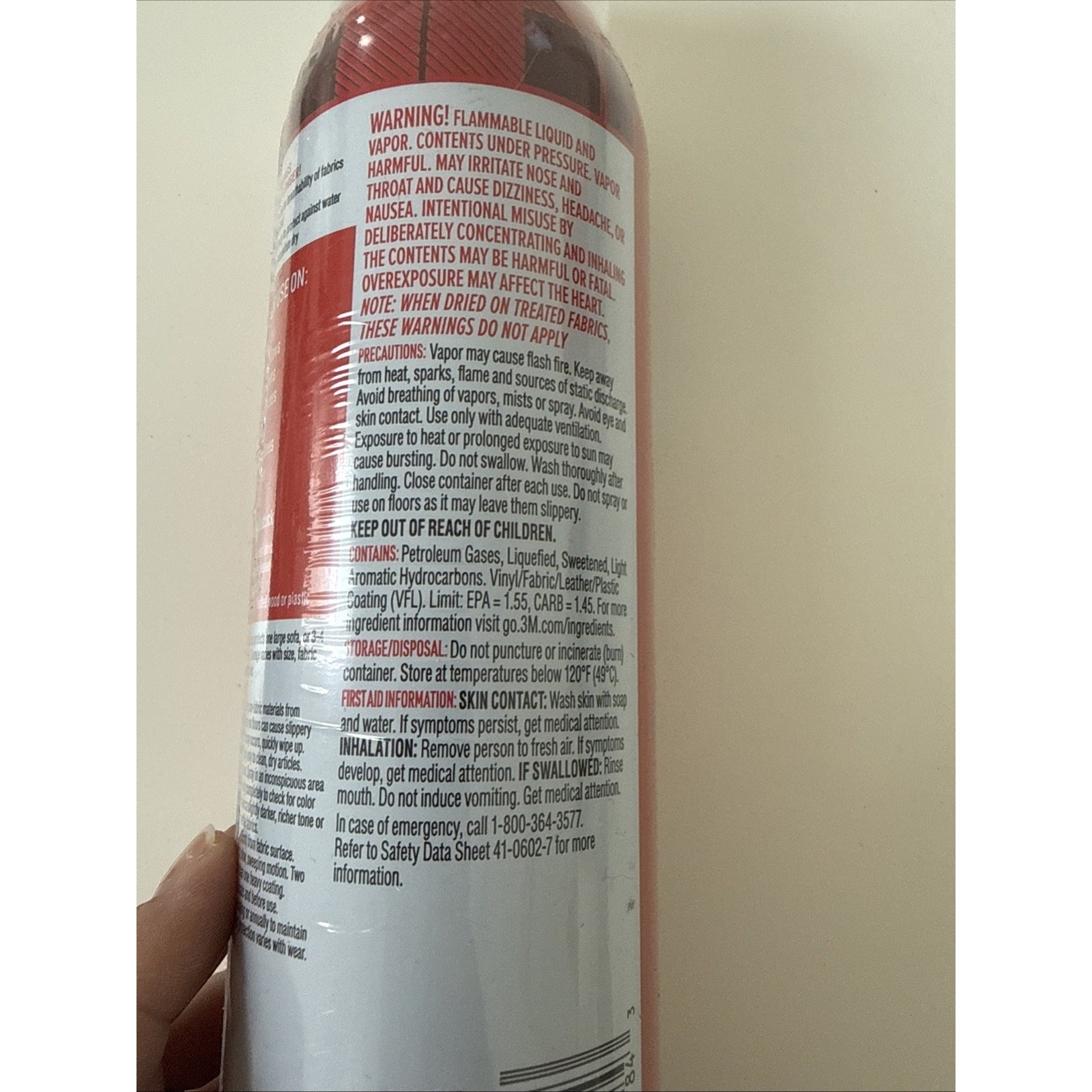 Scotchgard Fabric Water Shield 13.5 oz Water Repellent Spray
