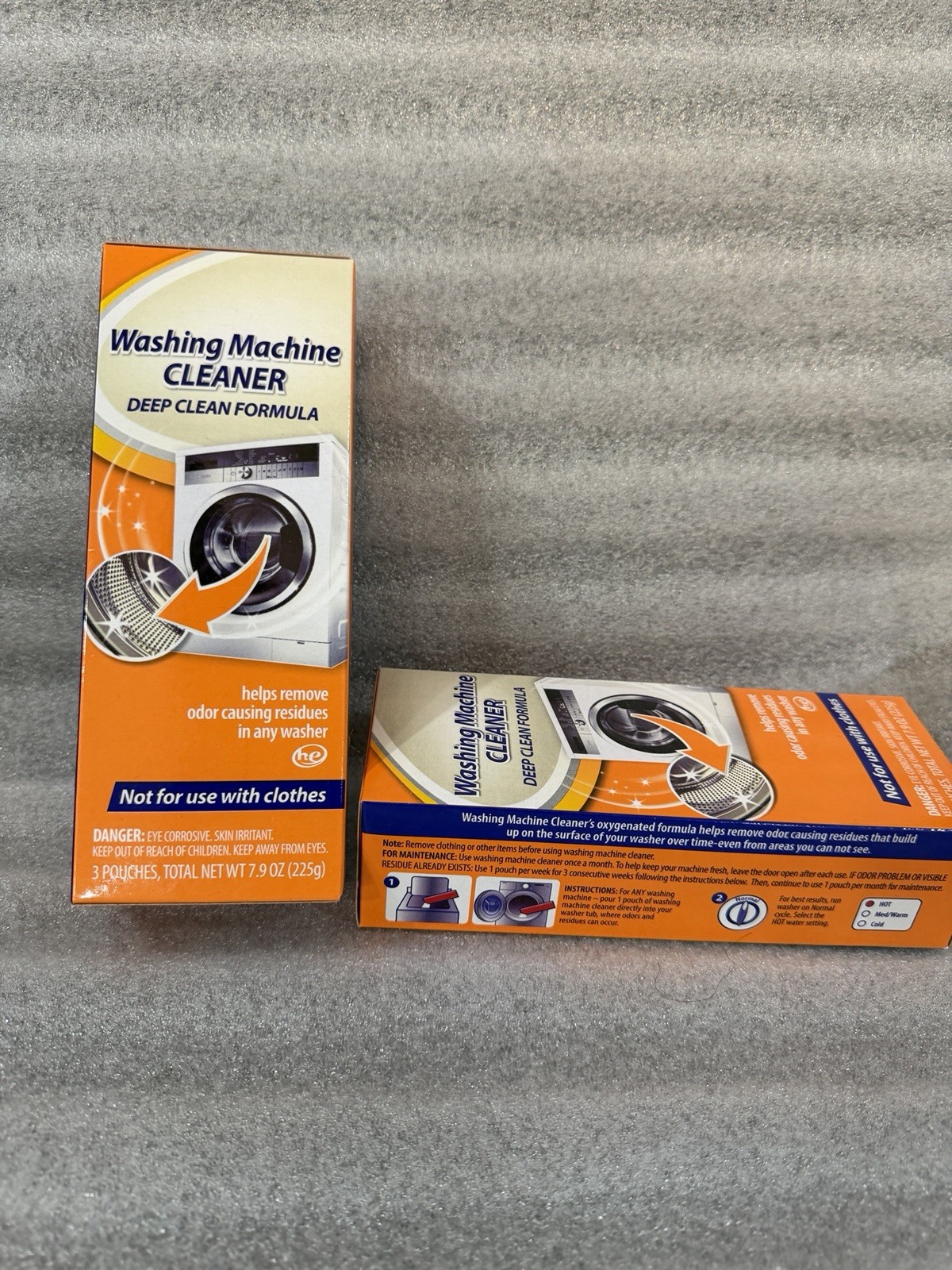 Washing Machine Cleaner Pouches Bonus Pack 2 Pack Deep Clean Formula Fresh New