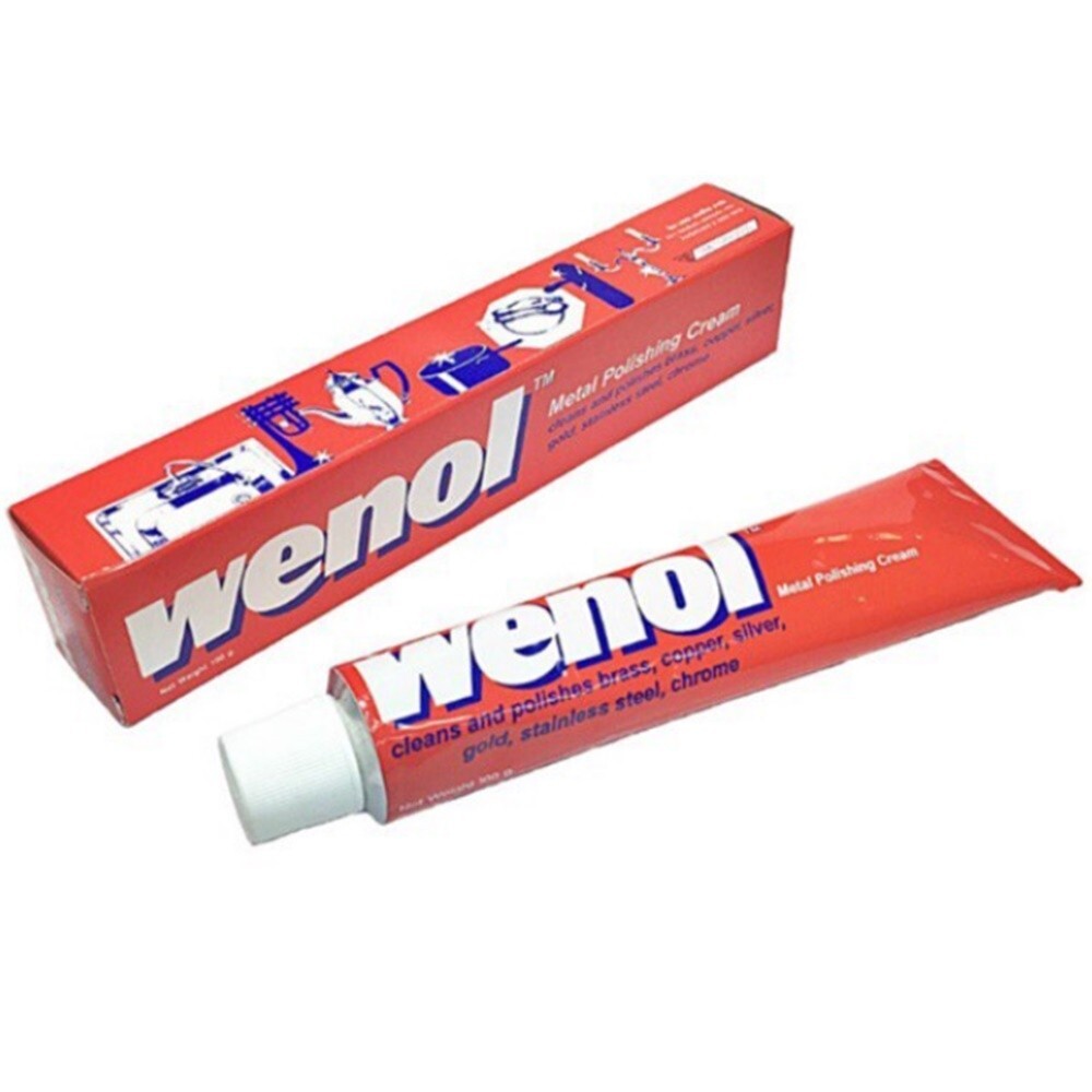 Red Wenol Metal Polish Cleaner For Brass Copper Stainless steel 1 tube x 100g