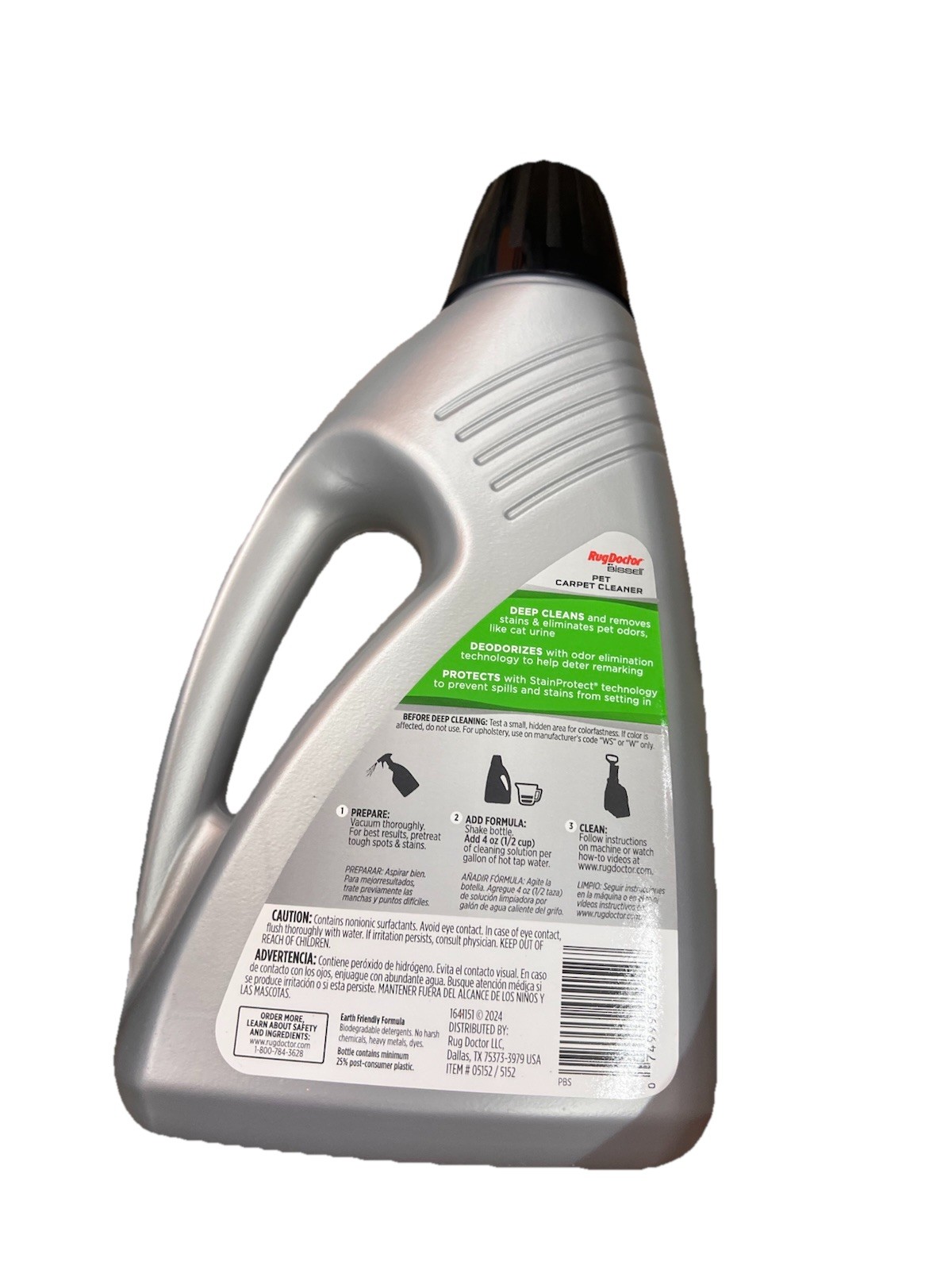 Rug Doctor Bissell Pet Stain Carpet Cleaner 48 oz Liquid Concentrated 3x Action