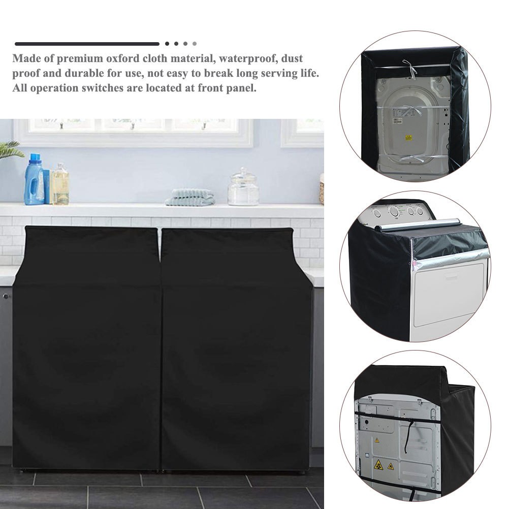 Waterproof Washing Machine Protector Cover for Washer and Dryer 1 Set