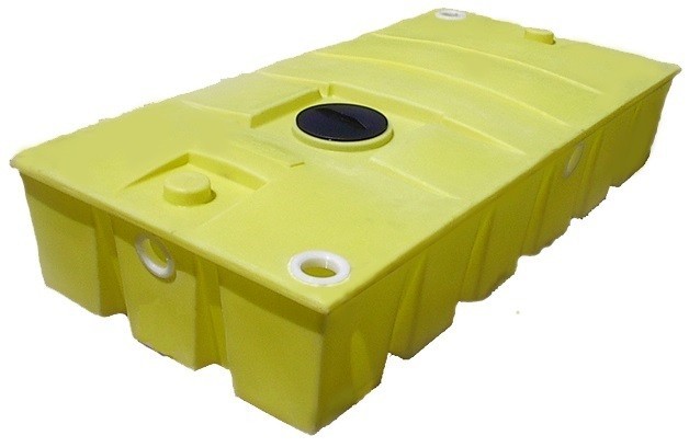 250 Gallon Portable Septic / Holding Tank with Bottom Fittings