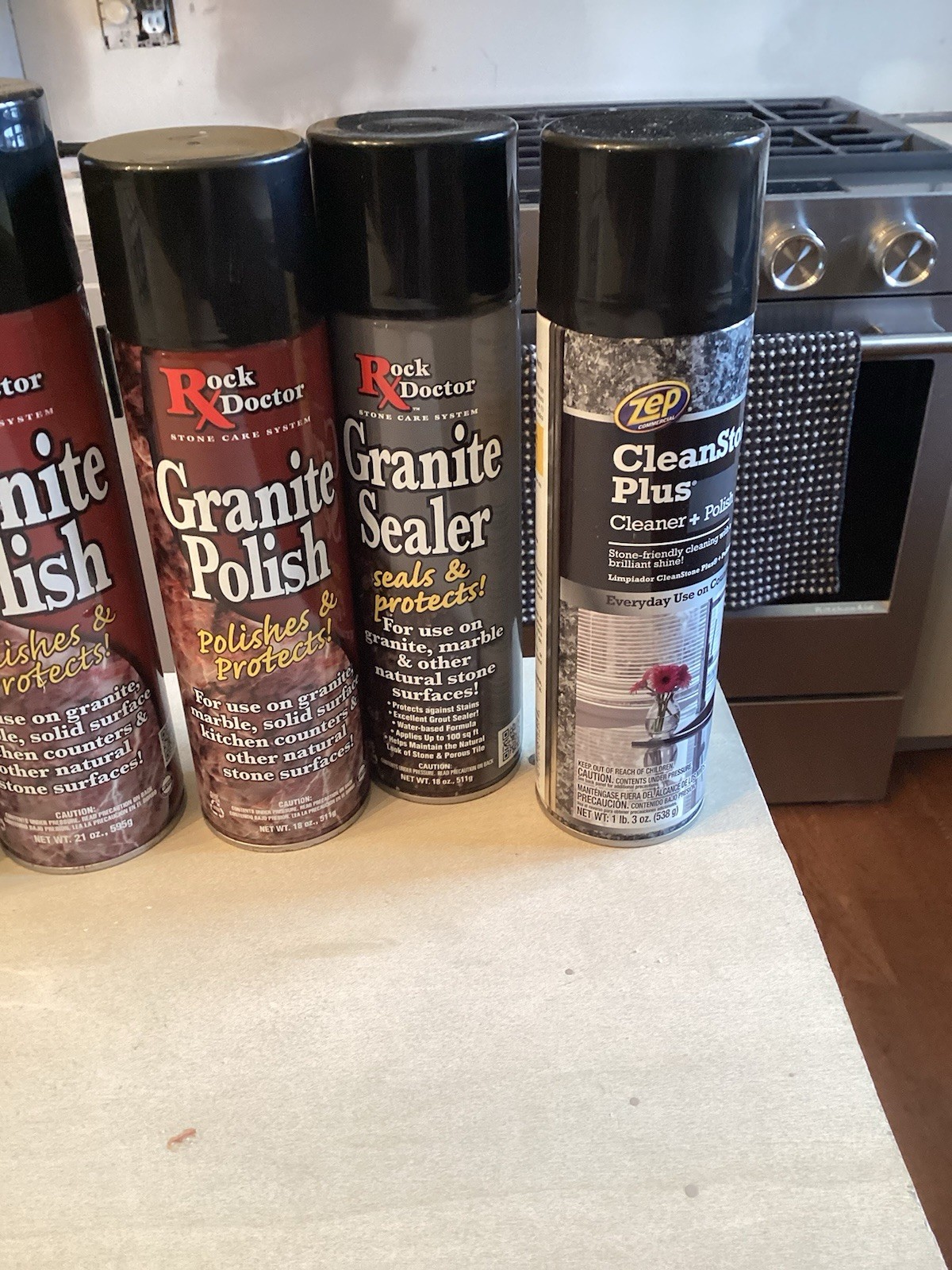 Granite & Stone Cleaner , Polish And Sealer.