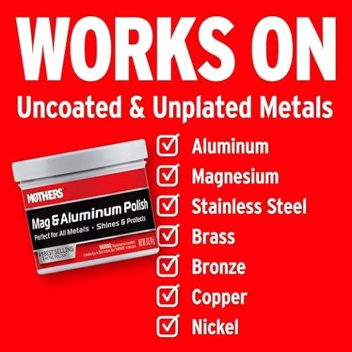 Mag & Aluminum Polish, 5 oz. — Brilliant Shine, Easy to Use,5 Fl Oz (Pack of 1)
