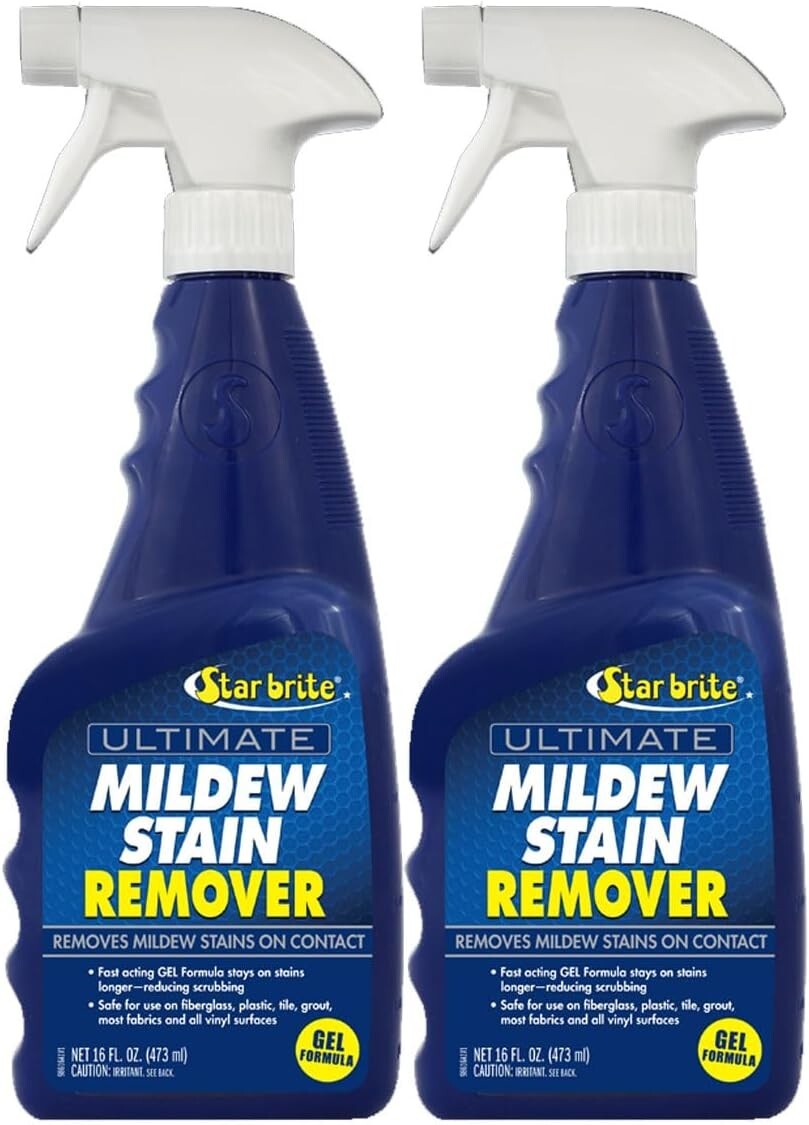 2 Pack Star Brite Ultimate Mildew Stain Remover Gel Spray less scrubbing 098616