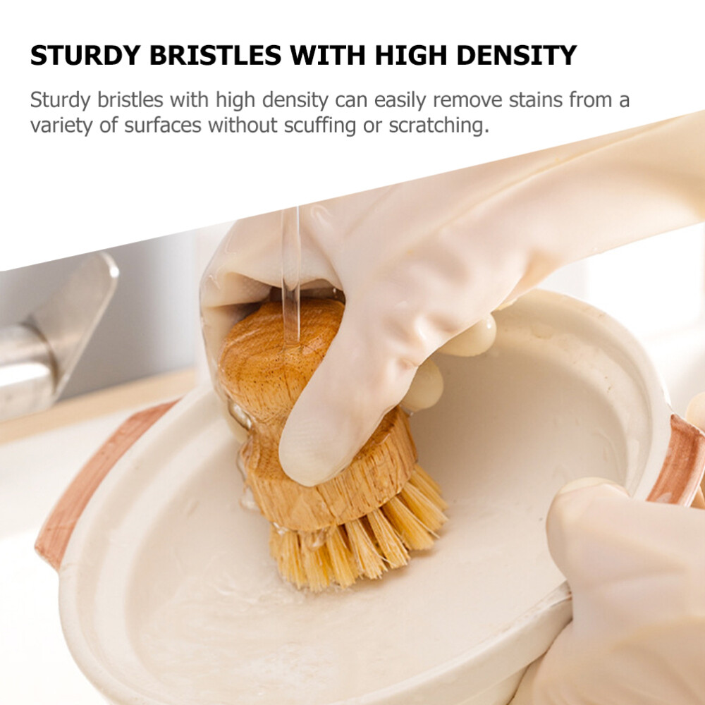 1 Set of Kitchen Cleaning Brush Dish Scrub Brush Wok Brush Base Brush New