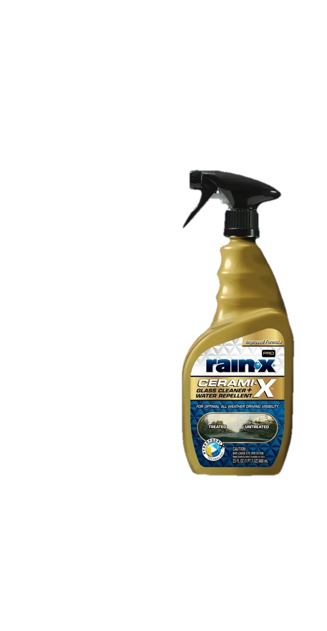 Rain-X 630177SRP Cerami-X Glass Cleaner + Water Repellent, 23Oz – Cleaning Effec