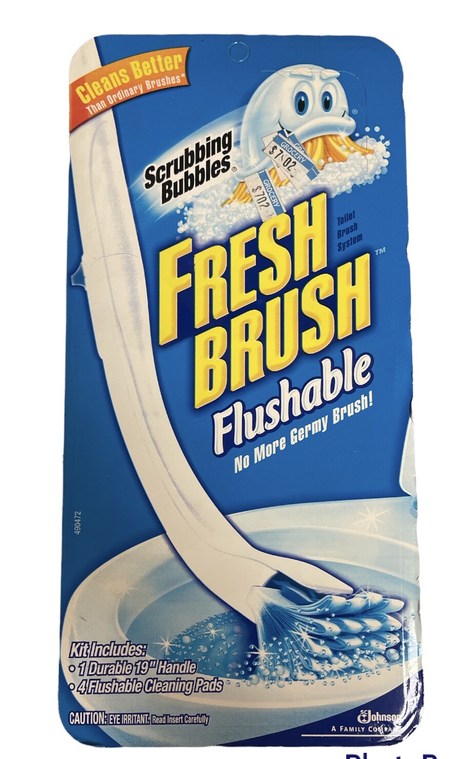 Scrubbing Bubbles Fresh Brush Toilet Cleaning System Flushable Pads Starter Kit